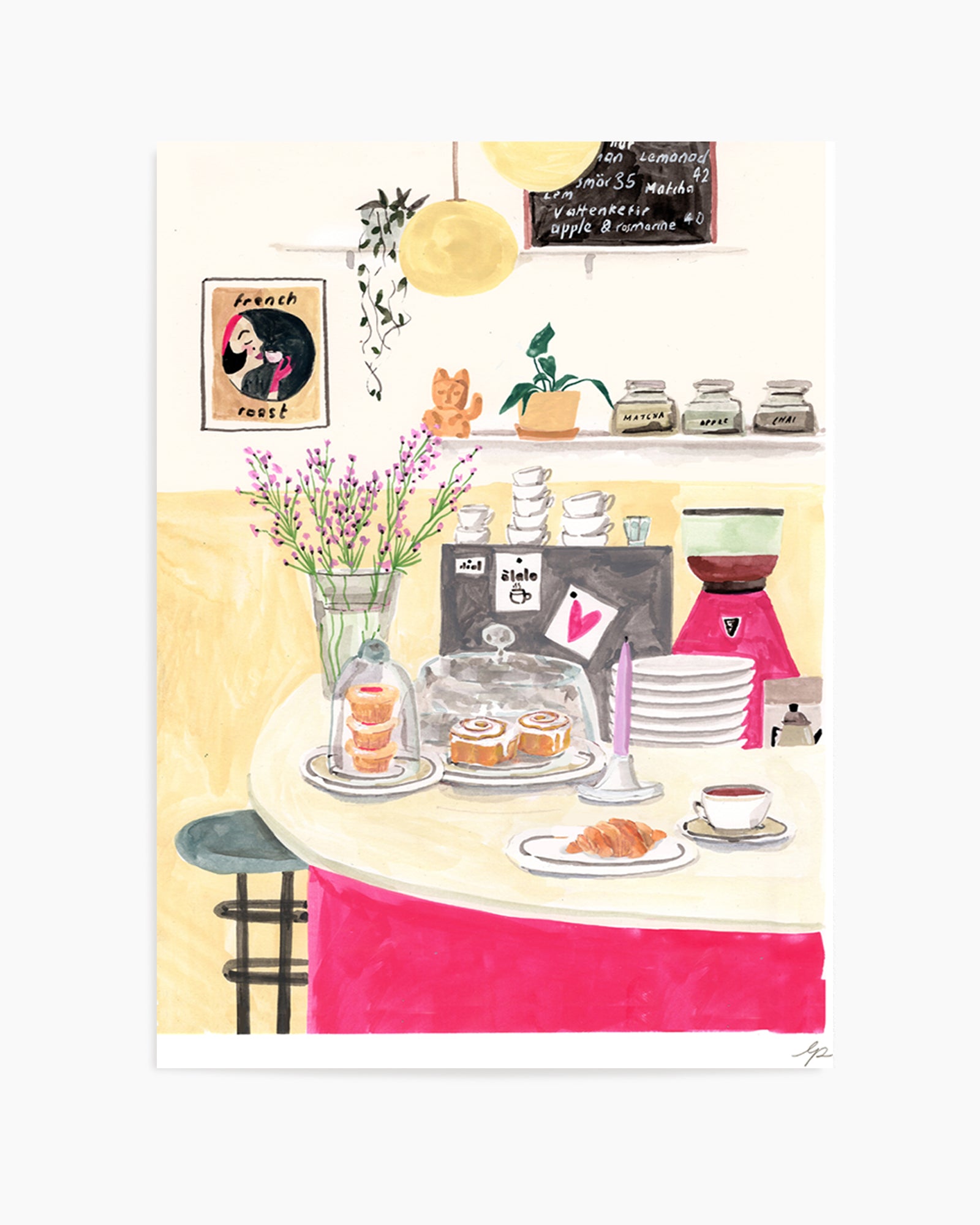 Swedish Cafe by Laura Page | Art Print