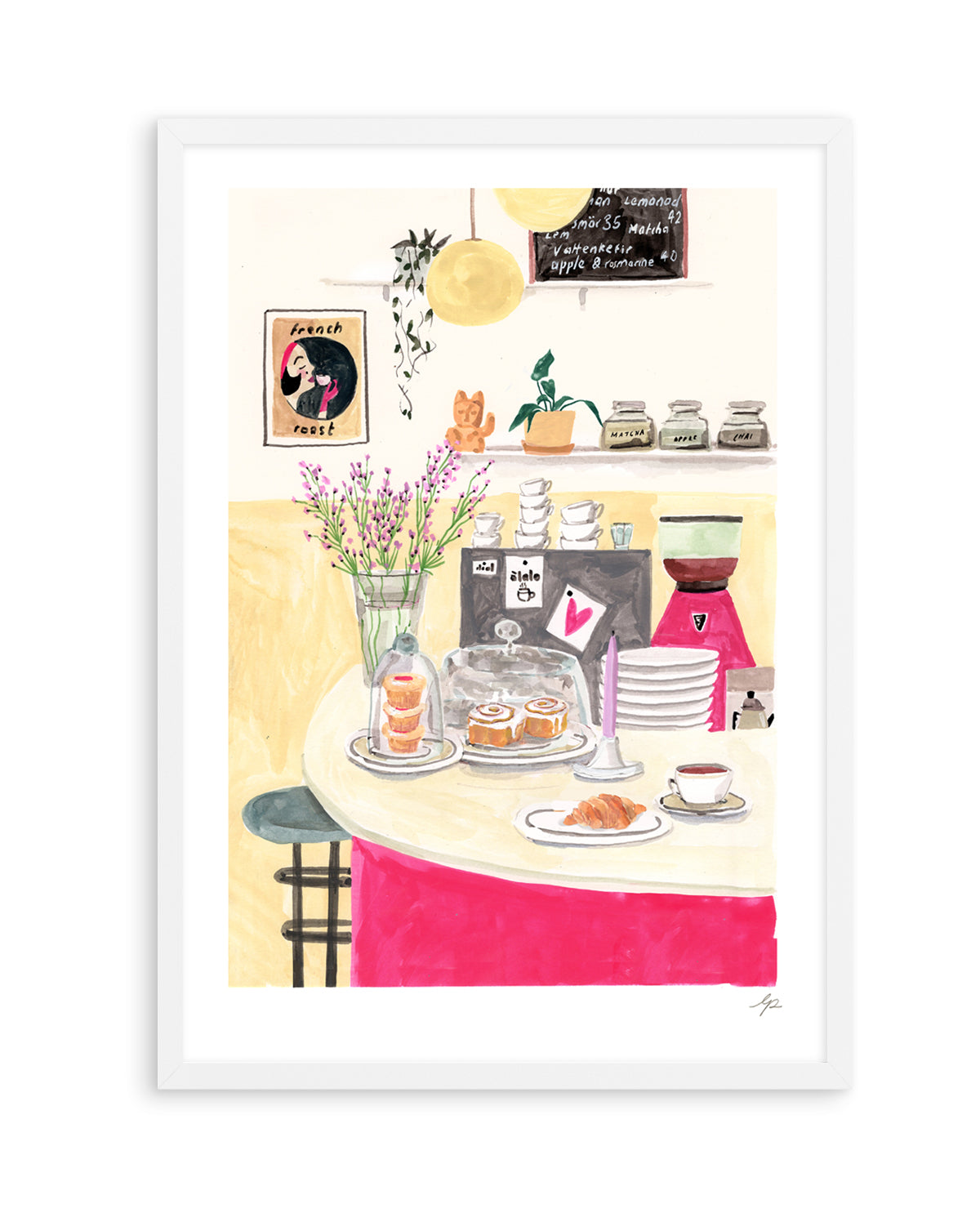 Swedish Cafe by Laura Page | Art Print