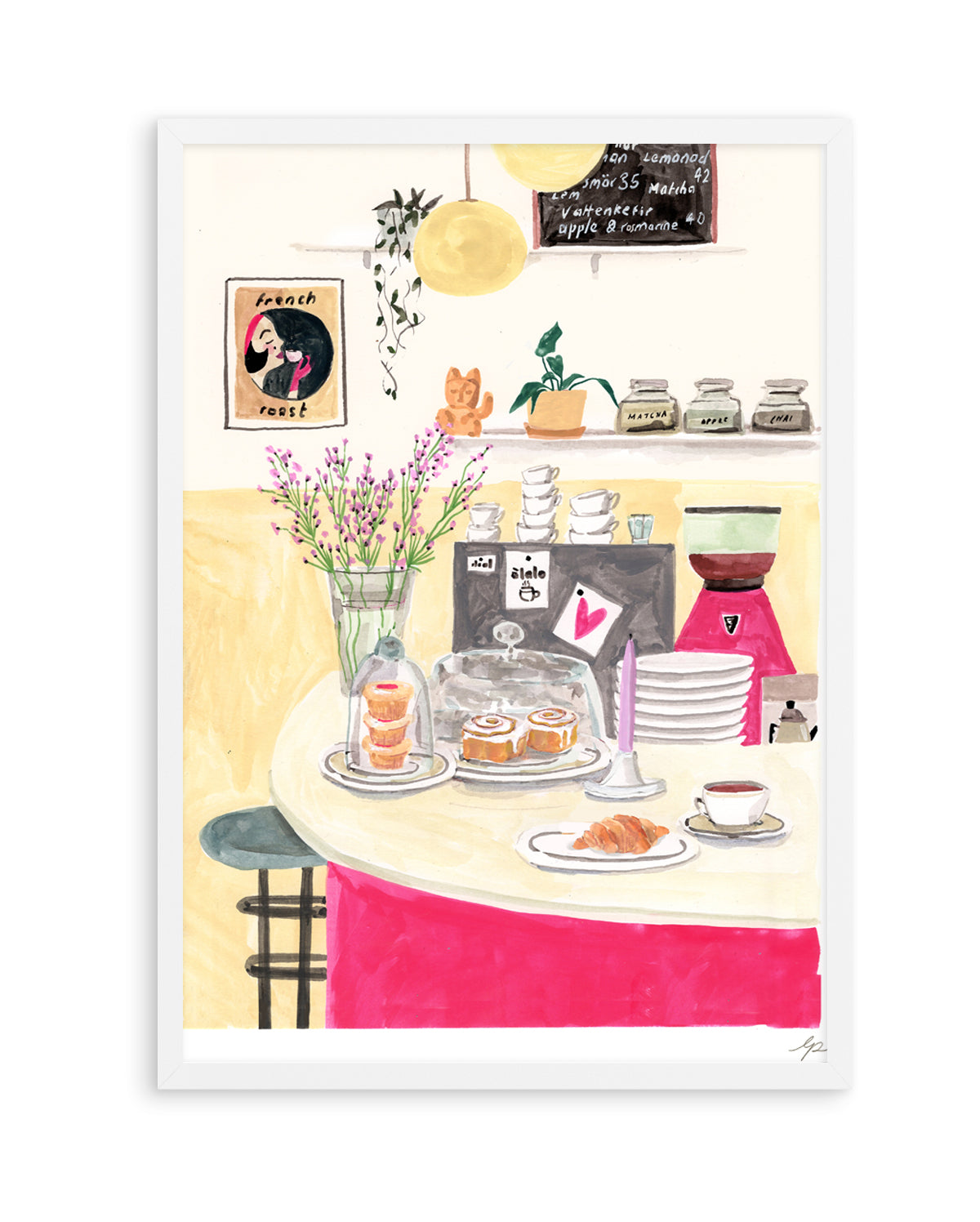 Swedish Cafe by Laura Page | Art Print