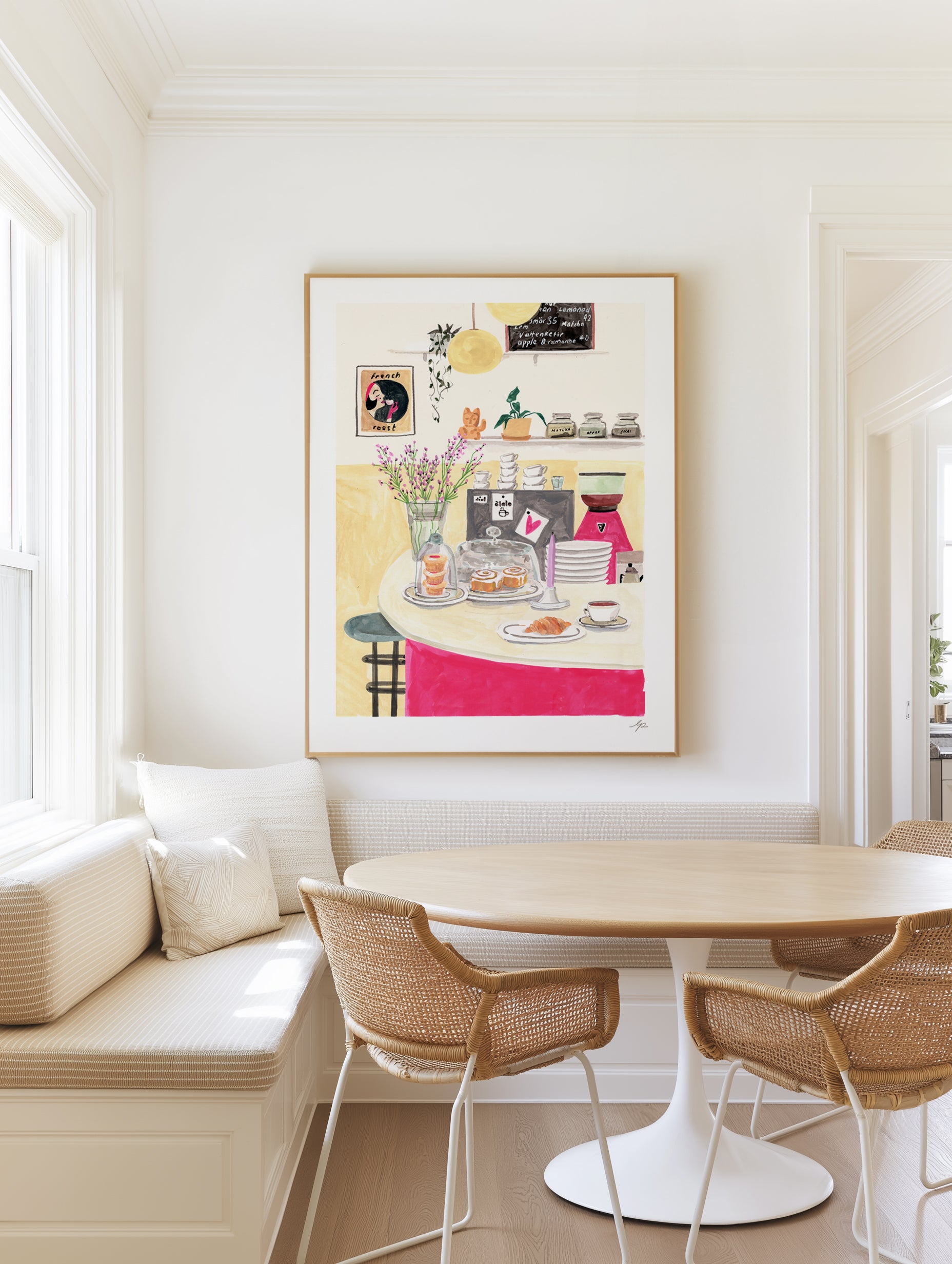 Swedish Cafe by Laura Page | Art Print