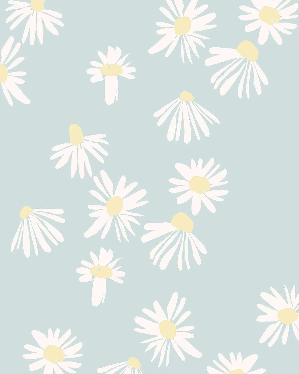 Sweet Daisy Flower Wallpaper-Wallpaper-Buy Kids Removable Wallpaper Online Our Custom Made Children√¢‚Ç¨‚Ñ¢s Wallpapers Are A Fun Way To Decorate And Enhance Boys Bedroom Decor And Girls Bedrooms They Are An Amazing Addition To Your Kids Bedroom Walls Our Collection of Kids Wallpaper Is Sure To Transform Your Kids Rooms Interior Style From Pink Wallpaper To Dinosaur Wallpaper Even Marble Wallpapers For Teen Boys Shop Peel And Stick Wallpaper Online Today With Olive et Oriel
