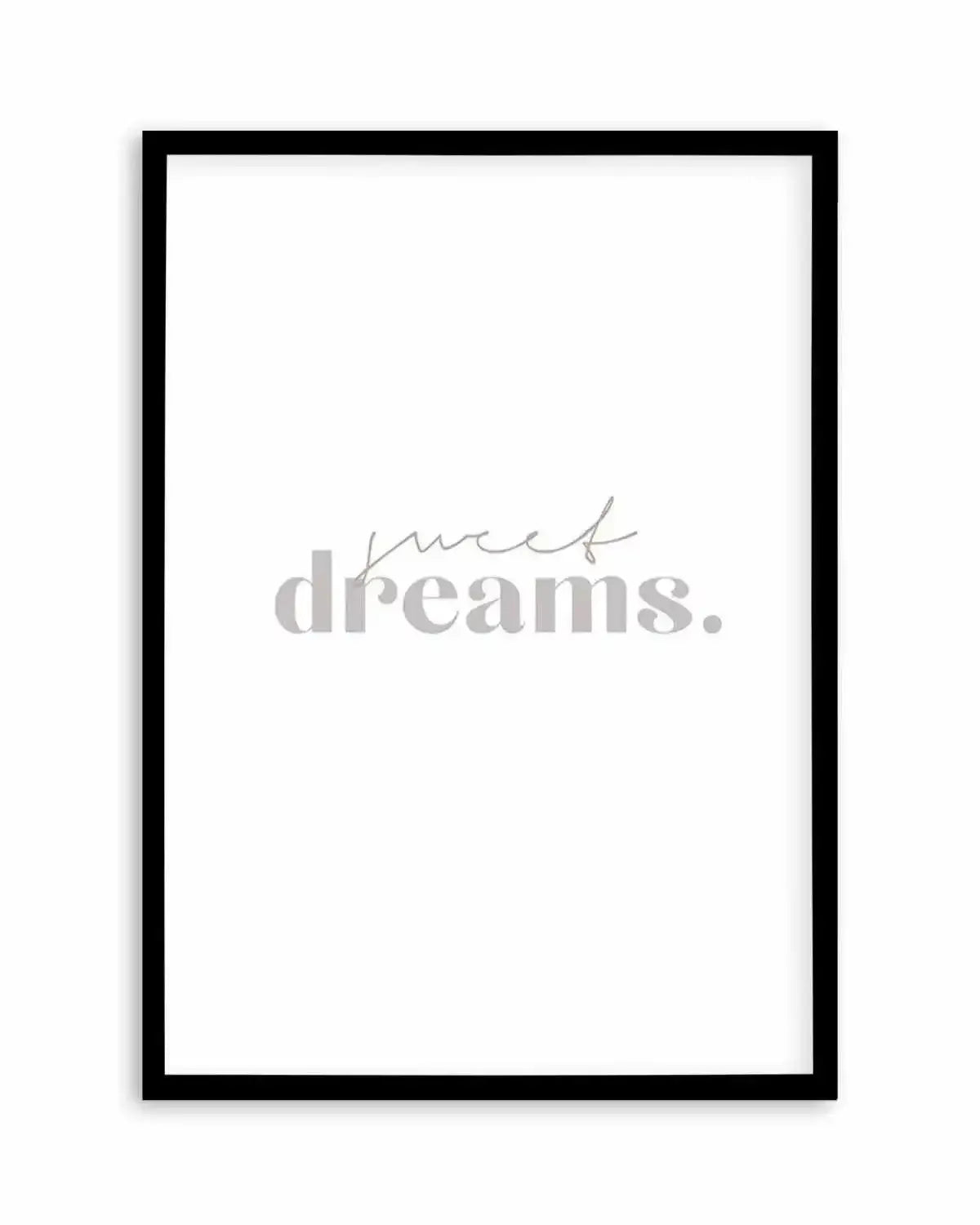 Sweet Dreams Art Print from Olive et Oriel where you can shop wallpaper and artworks online