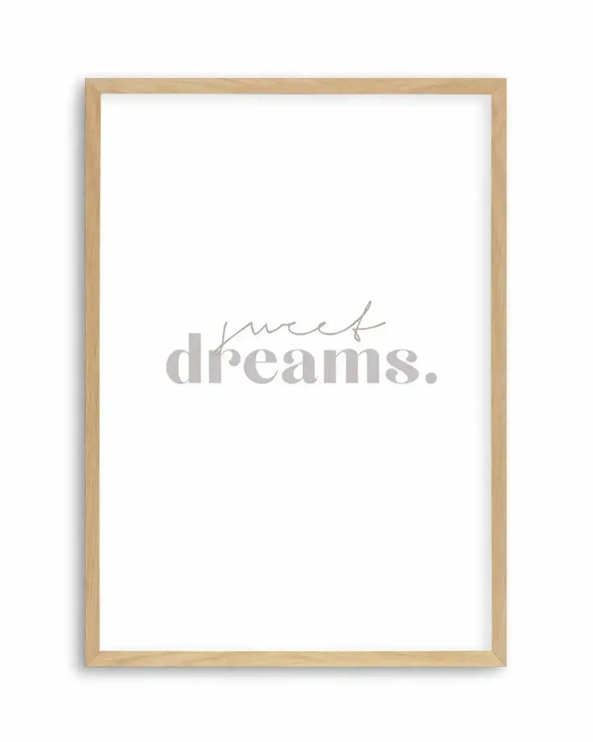 Sweet Dreams Art Print from Olive et Oriel where you can shop wallpaper and artworks online