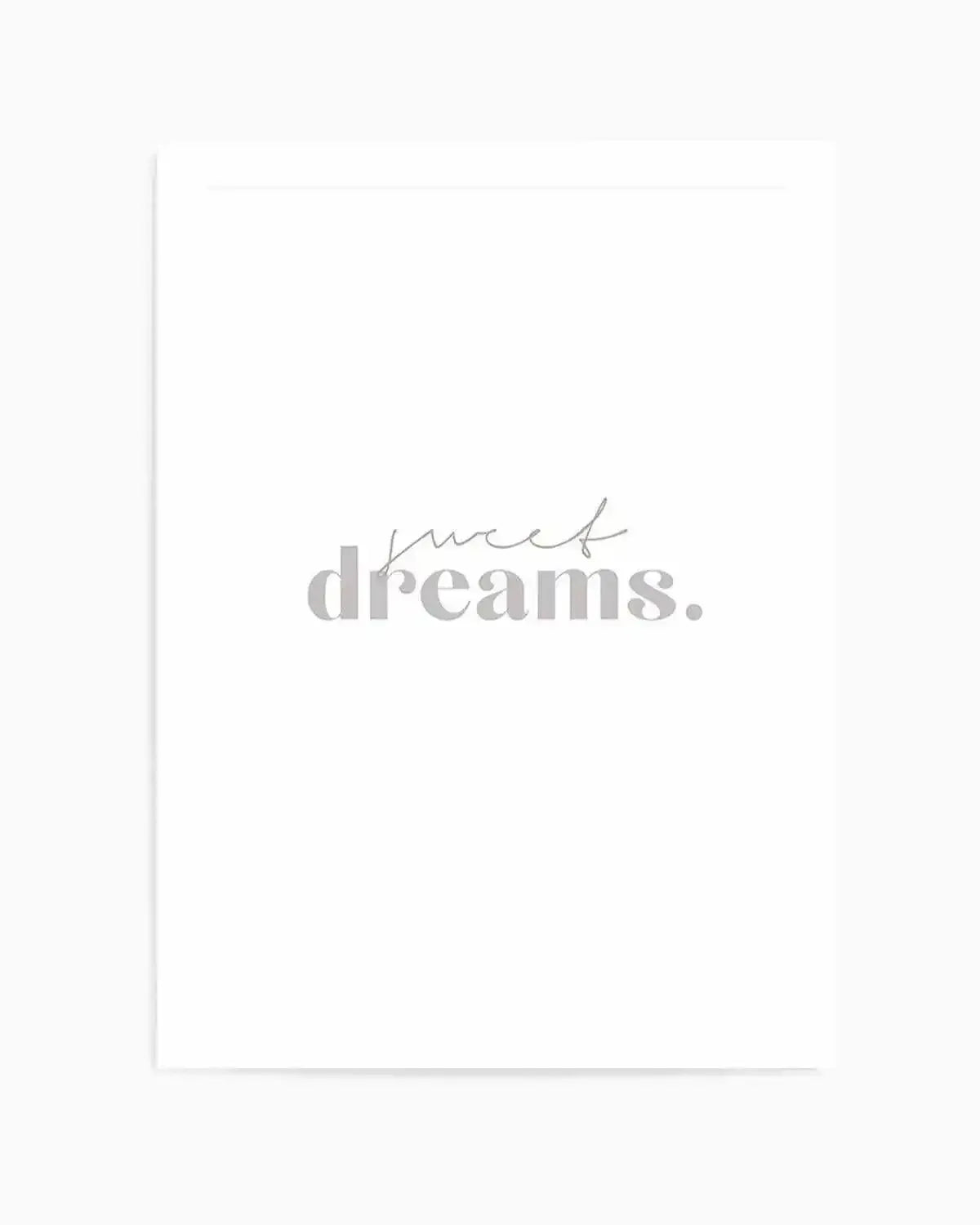 Sweet Dreams Art Print from Olive et Oriel where you can shop wallpaper and artworks online