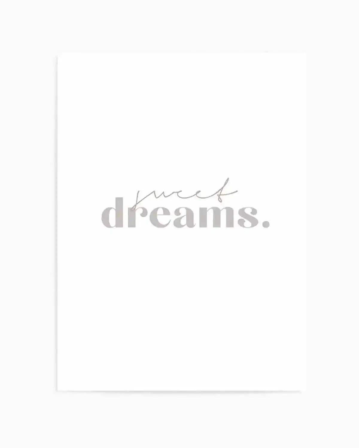 Sweet Dreams Art Print from Olive et Oriel where you can shop wallpaper and artworks online
