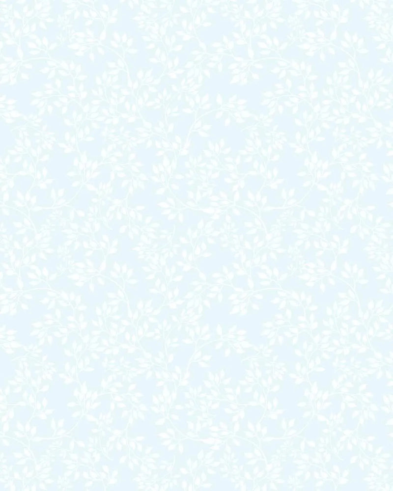 Sweet Leaves In Soft Blue Wallpaper-Wallpaper-Buy Kids Removable Wallpaper Online Our Custom Made Children√¢‚Ç¨‚Ñ¢s Wallpapers Are A Fun Way To Decorate And Enhance Boys Bedroom Decor And Girls Bedrooms They Are An Amazing Addition To Your Kids Bedroom Walls Our Collection of Kids Wallpaper Is Sure To Transform Your Kids Rooms Interior Style From Pink Wallpaper To Dinosaur Wallpaper Even Marble Wallpapers For Teen Boys Shop Peel And Stick Wallpaper Online Today With Olive et Oriel