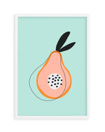 Sweet Little Pear Art Print