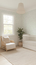 Sweet Leaves In Sage Wallpaper