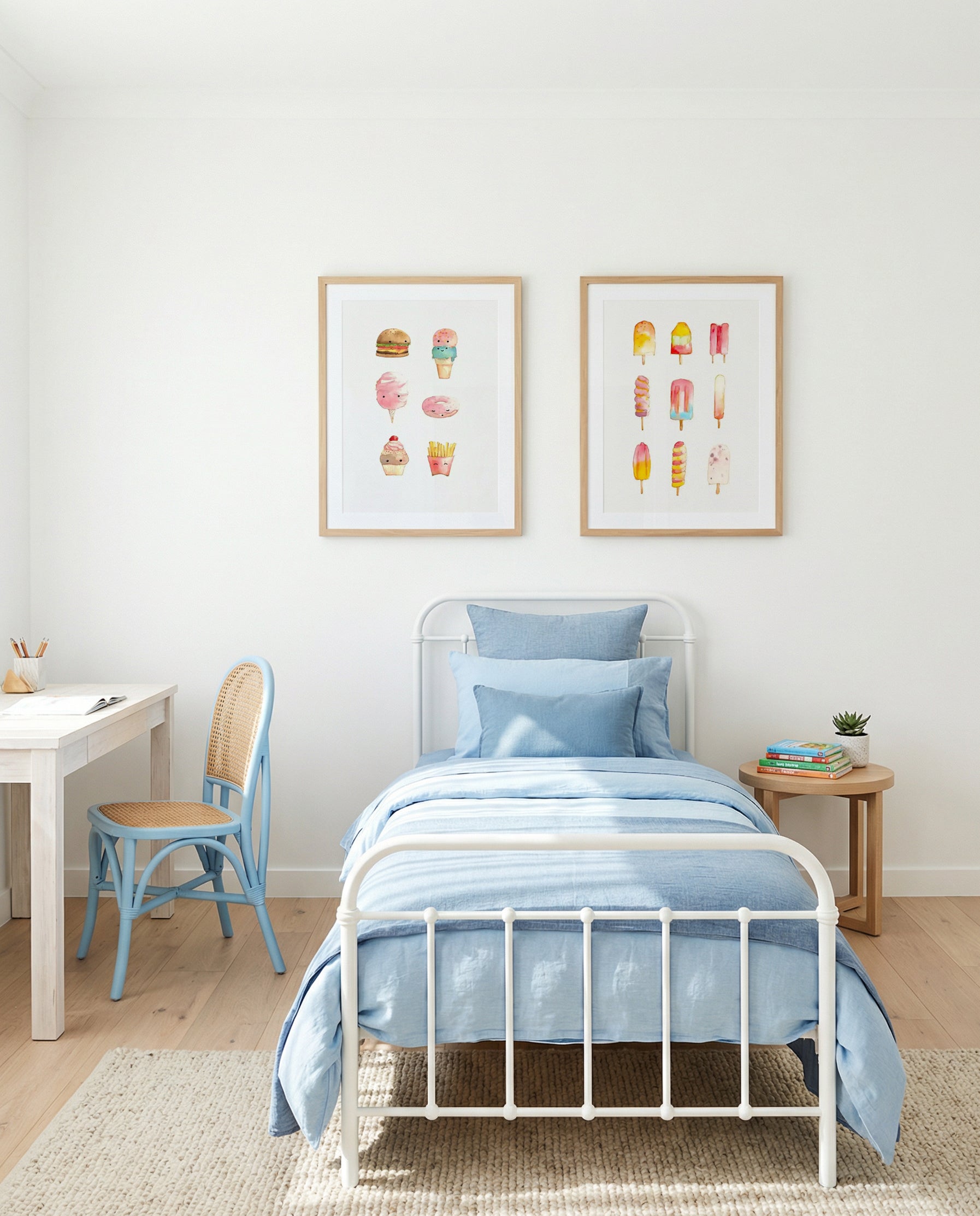 Sweet Shop & Loli Art Print Set of 2 | Matching Wall Art