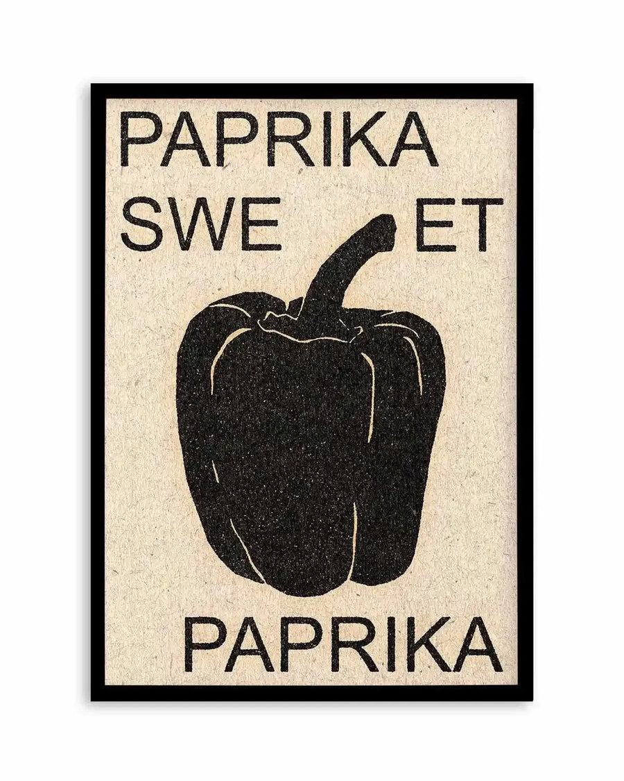 Sweet Paprika by David Schmitt Art Print from Olive et Oriel where you can shop wallpaper and artworks online