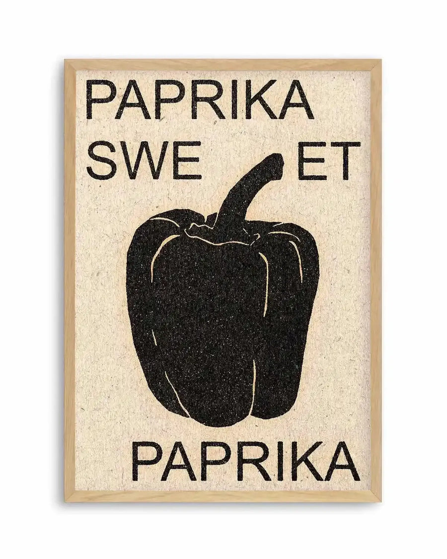 Sweet Paprika by David Schmitt Art Print from Olive et Oriel where you can shop wallpaper and artworks online