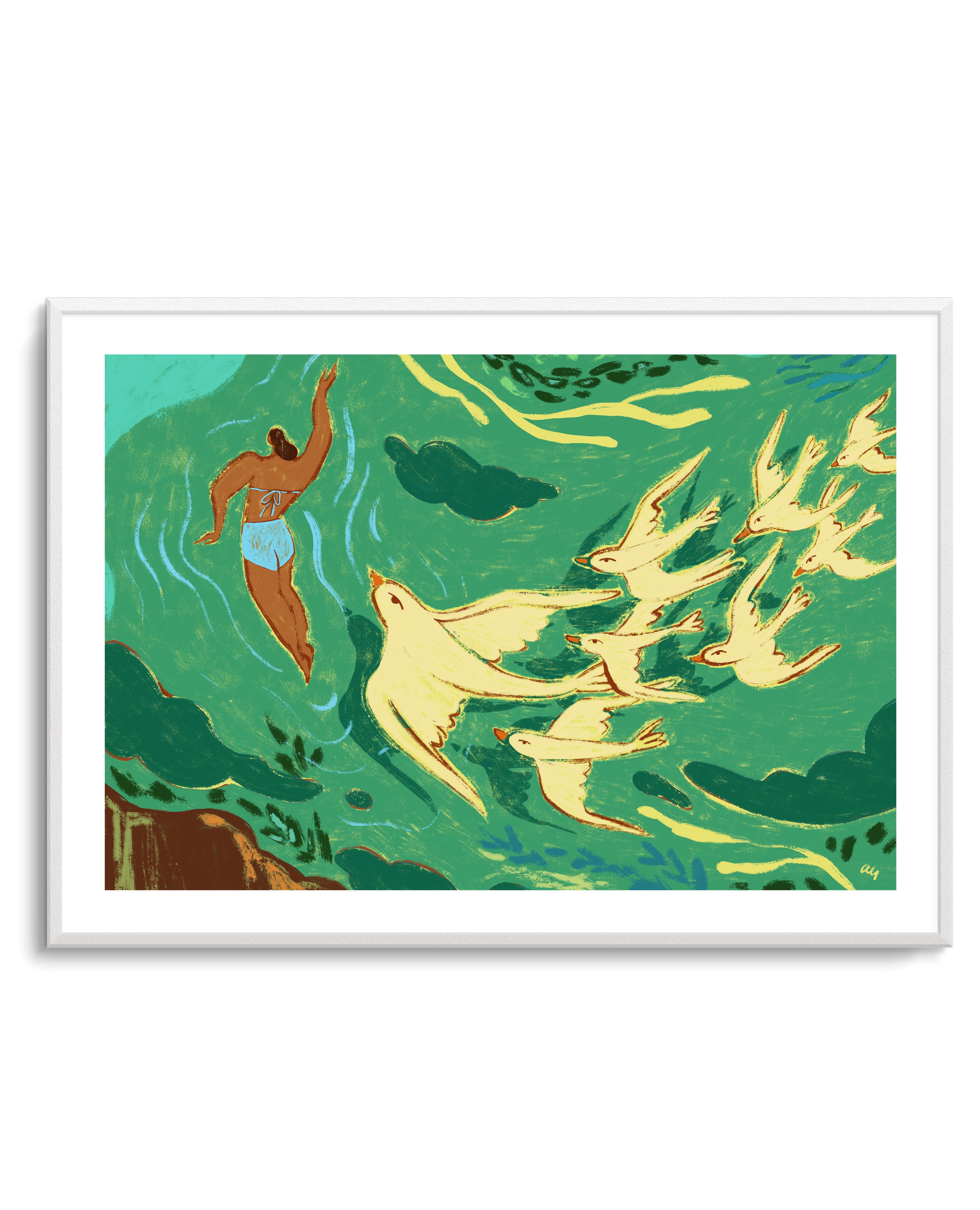 Swept Away by Arty Guava | Art Print