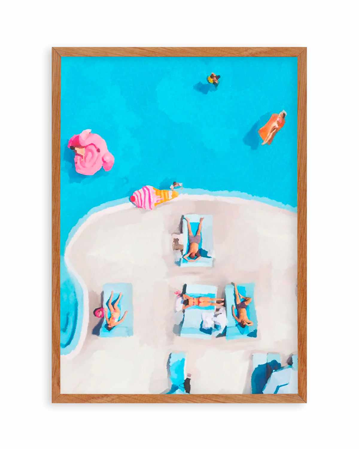 Swim Up I Art Print