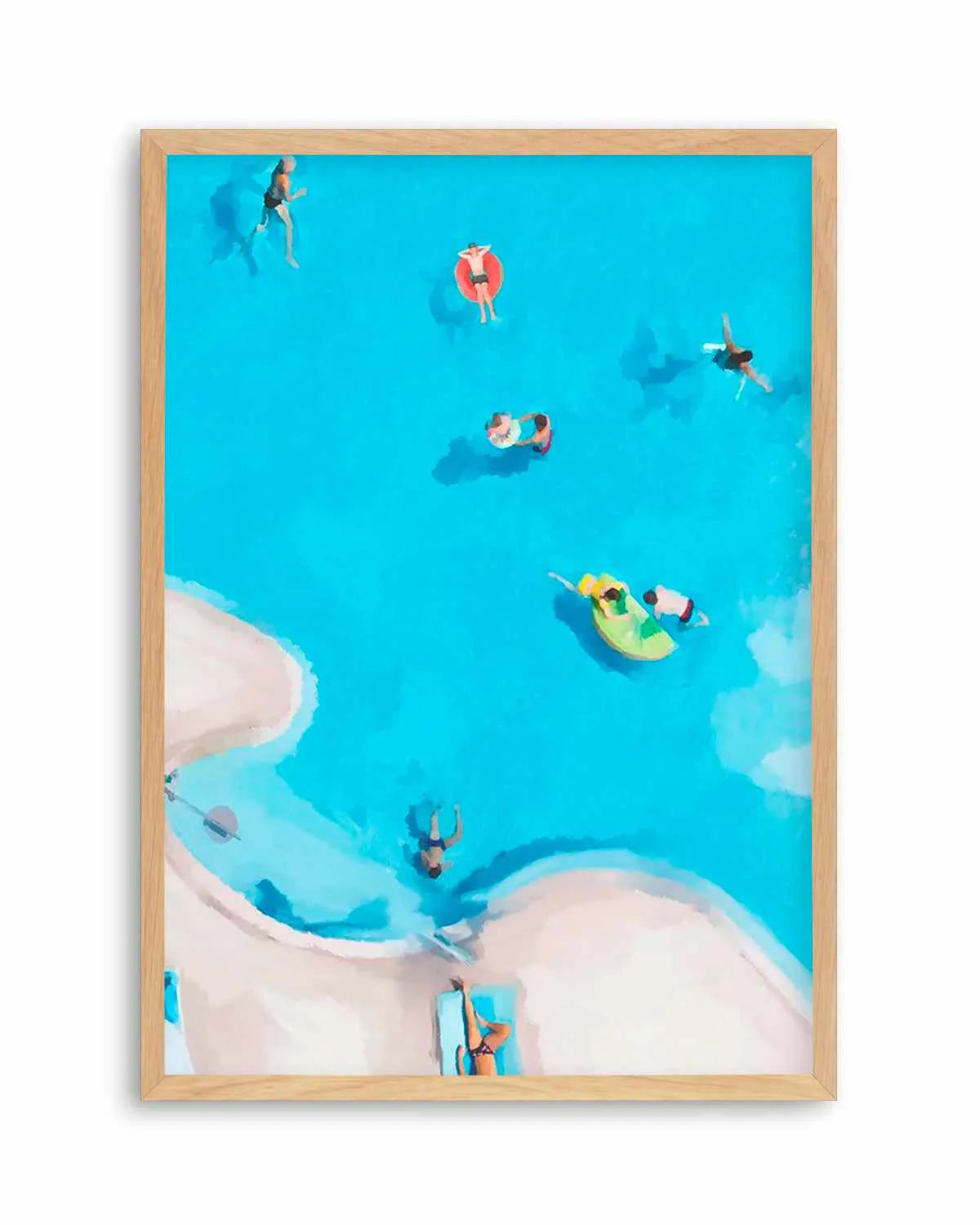 Swim Up II Art Print from Olive et Oriel where you can shop wallpaper and artworks online