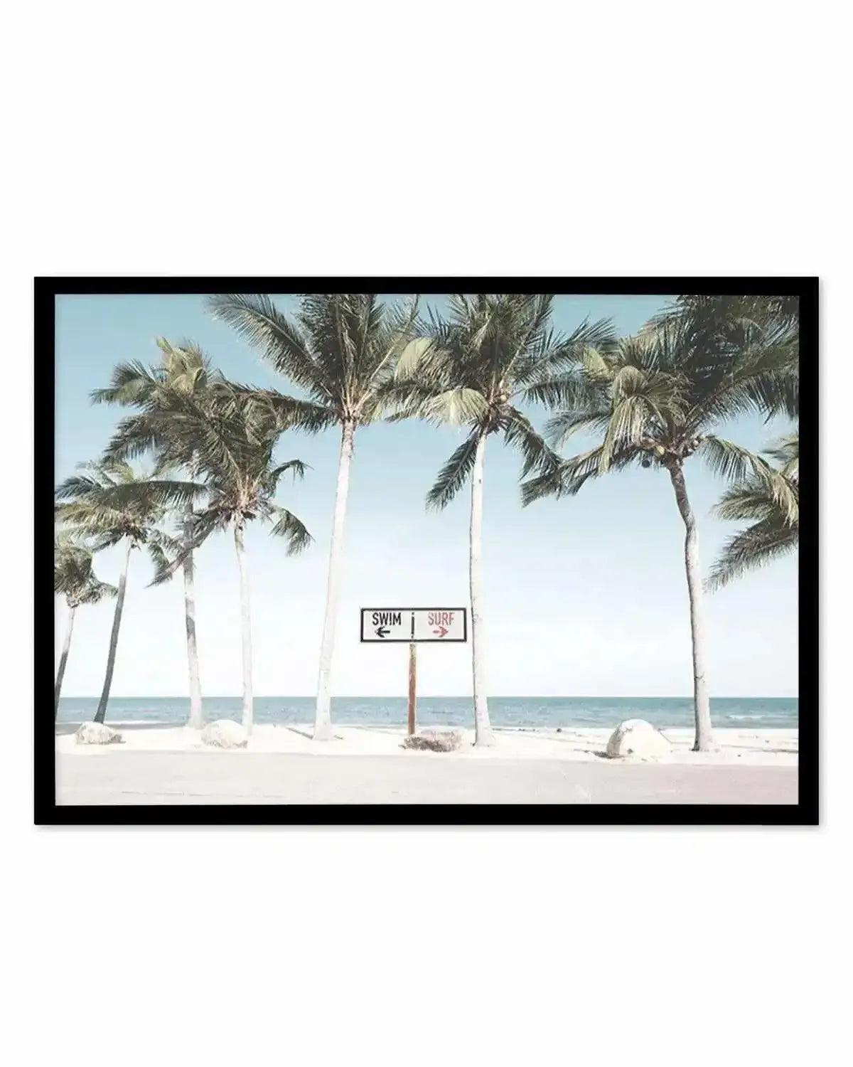 Swim or Surf Art Print from Olive et Oriel where you can shop wallpaper and artworks online