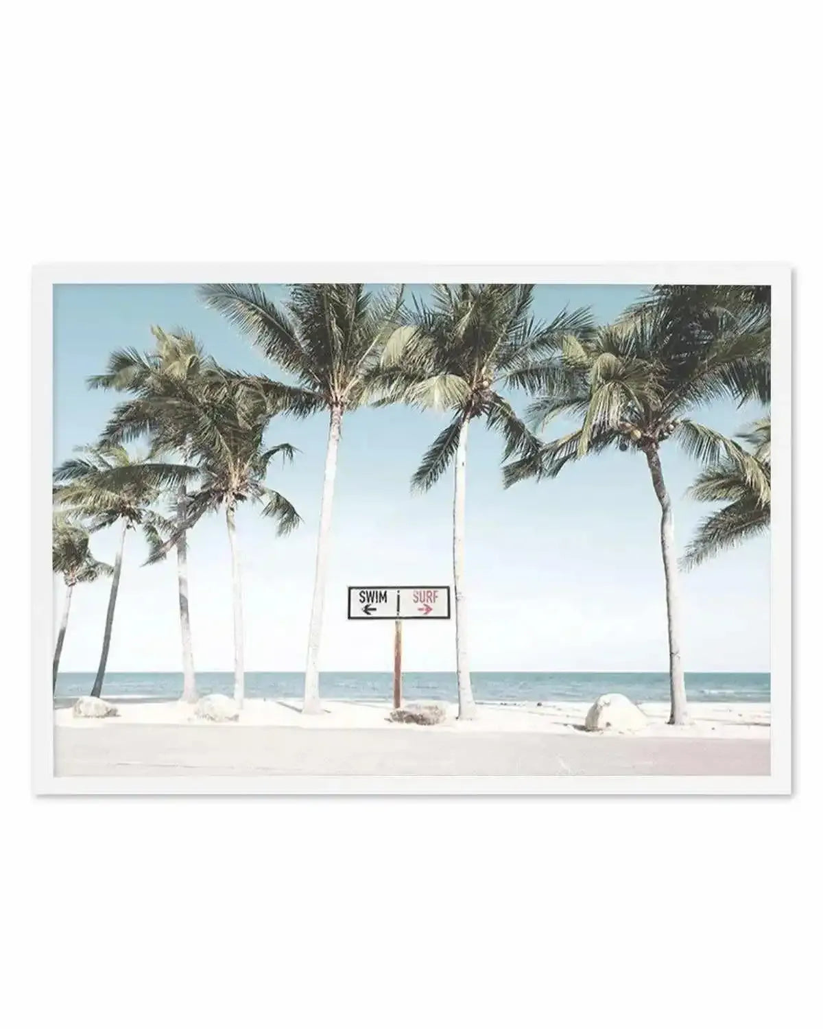 Swim or Surf Art Print from Olive et Oriel where you can shop wallpaper and artworks online