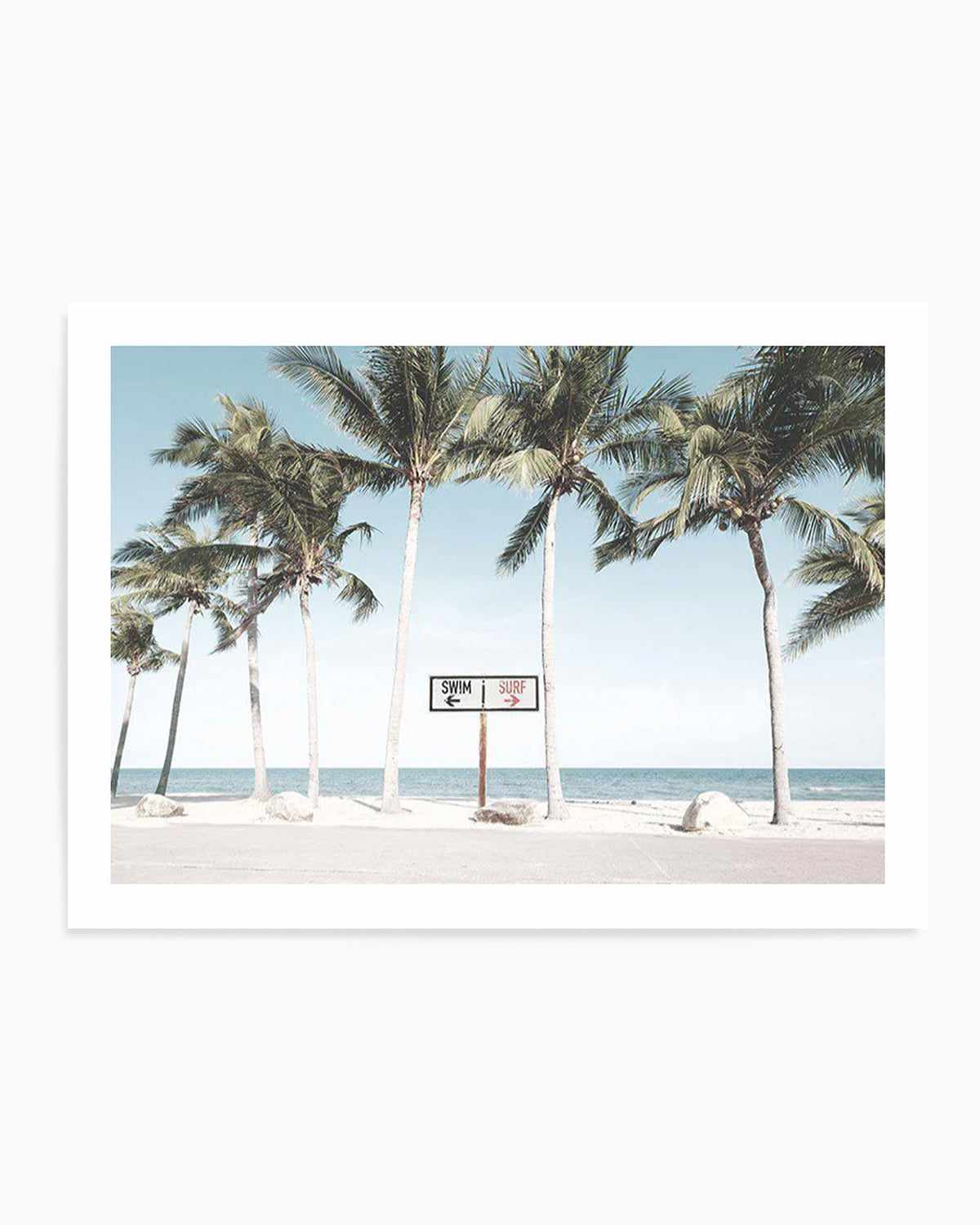 Swim or Surf Art Print