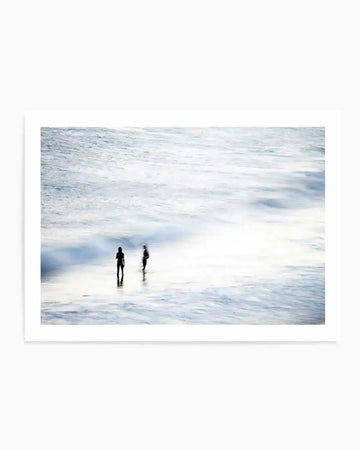 Swimmers at Dusk Art Print art print, framed