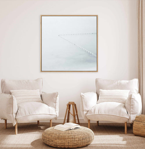 Swimming Pool By Jean Marc Aloy | Framed Canvas Art Print