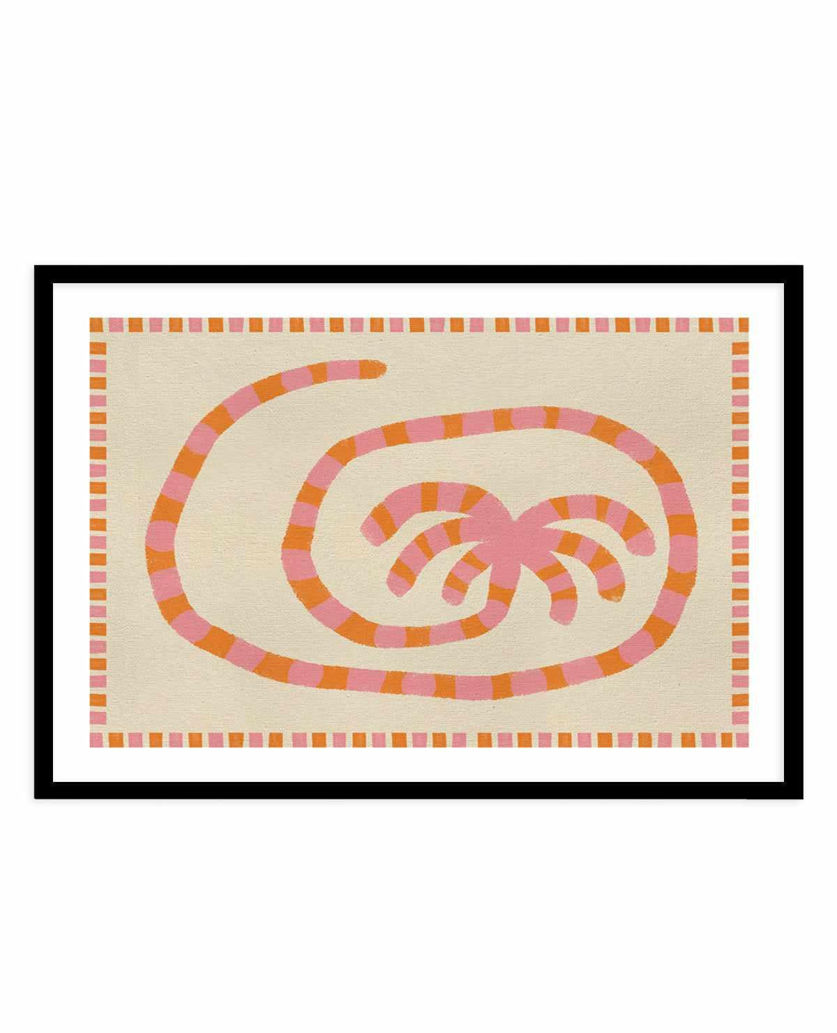 Swirl of Summer Palm by Shatha Al Dafai | Art Print from Olive et Oriel where you can shop wallpaper and artworks online