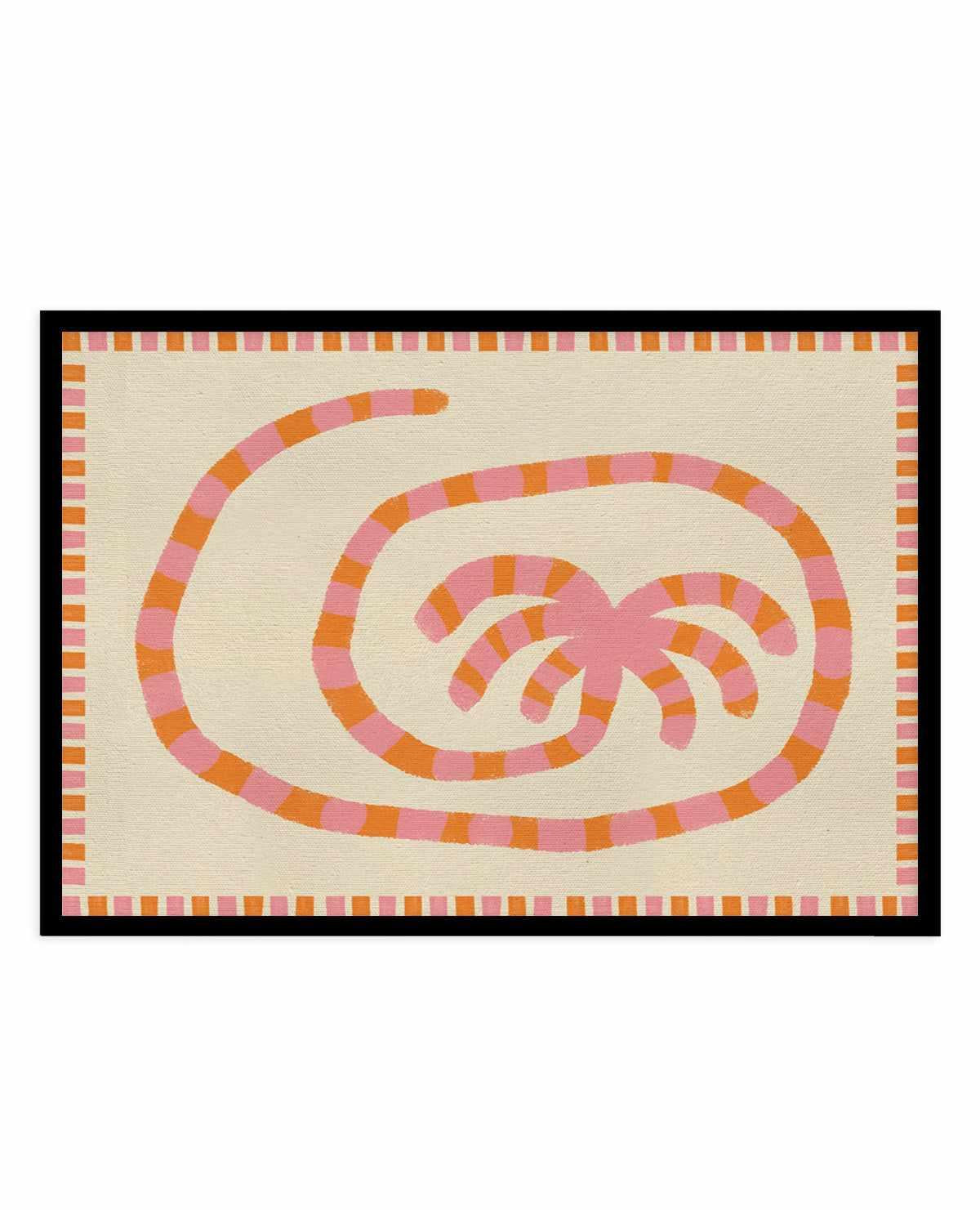 Swirl of Summer Palm by Shatha Al Dafai | Art Print from Olive et Oriel where you can shop wallpaper and artworks online