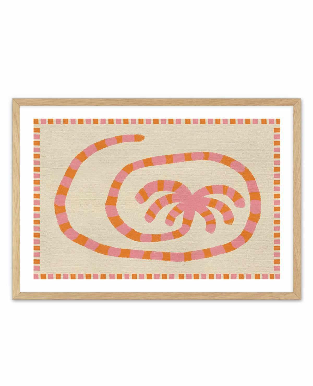 Swirl of Summer Palm by Shatha Al Dafai | Art Print from Olive et Oriel where you can shop wallpaper and artworks online