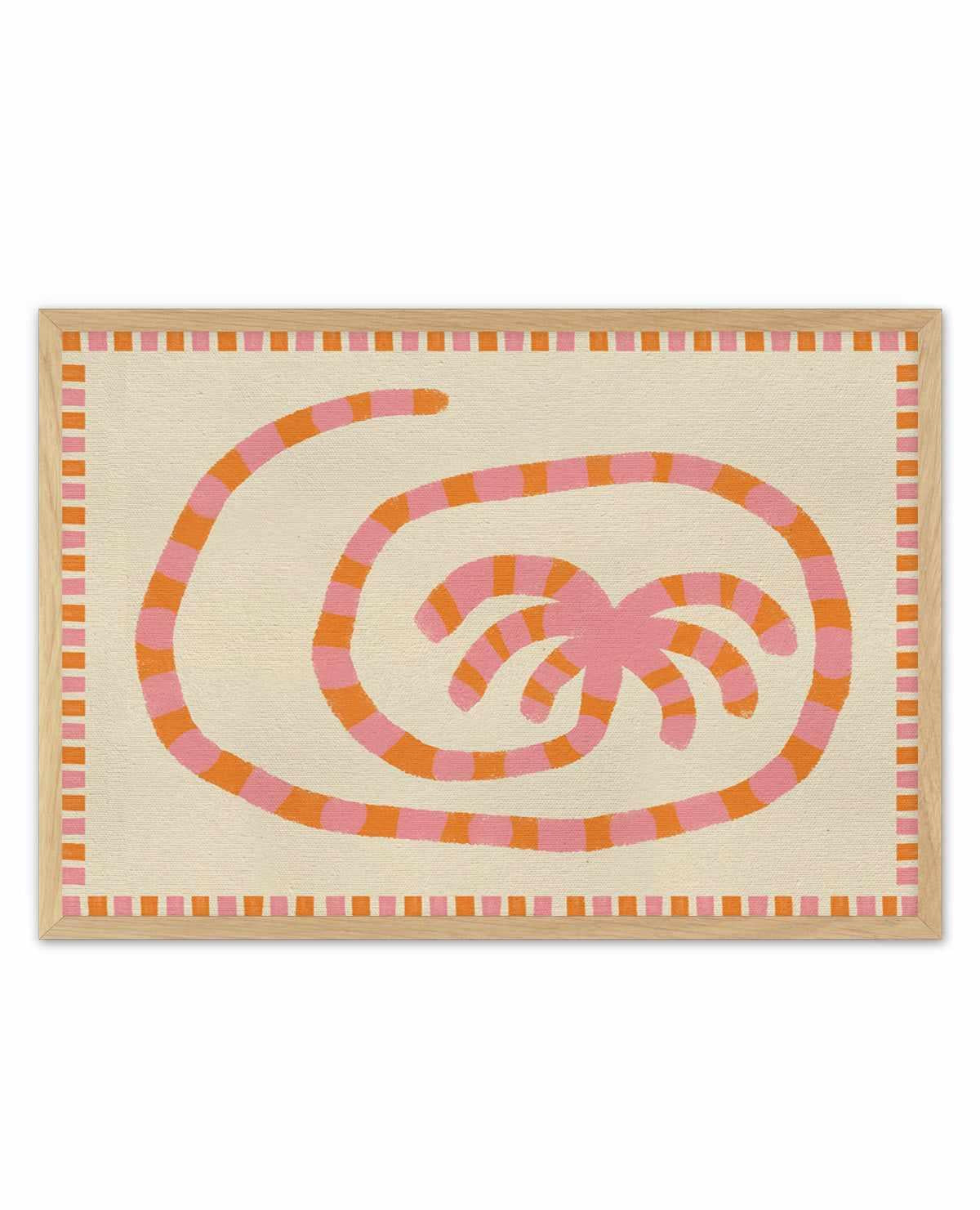 Swirl of Summer Palm by Shatha Al Dafai | Art Print from Olive et Oriel where you can shop wallpaper and artworks online