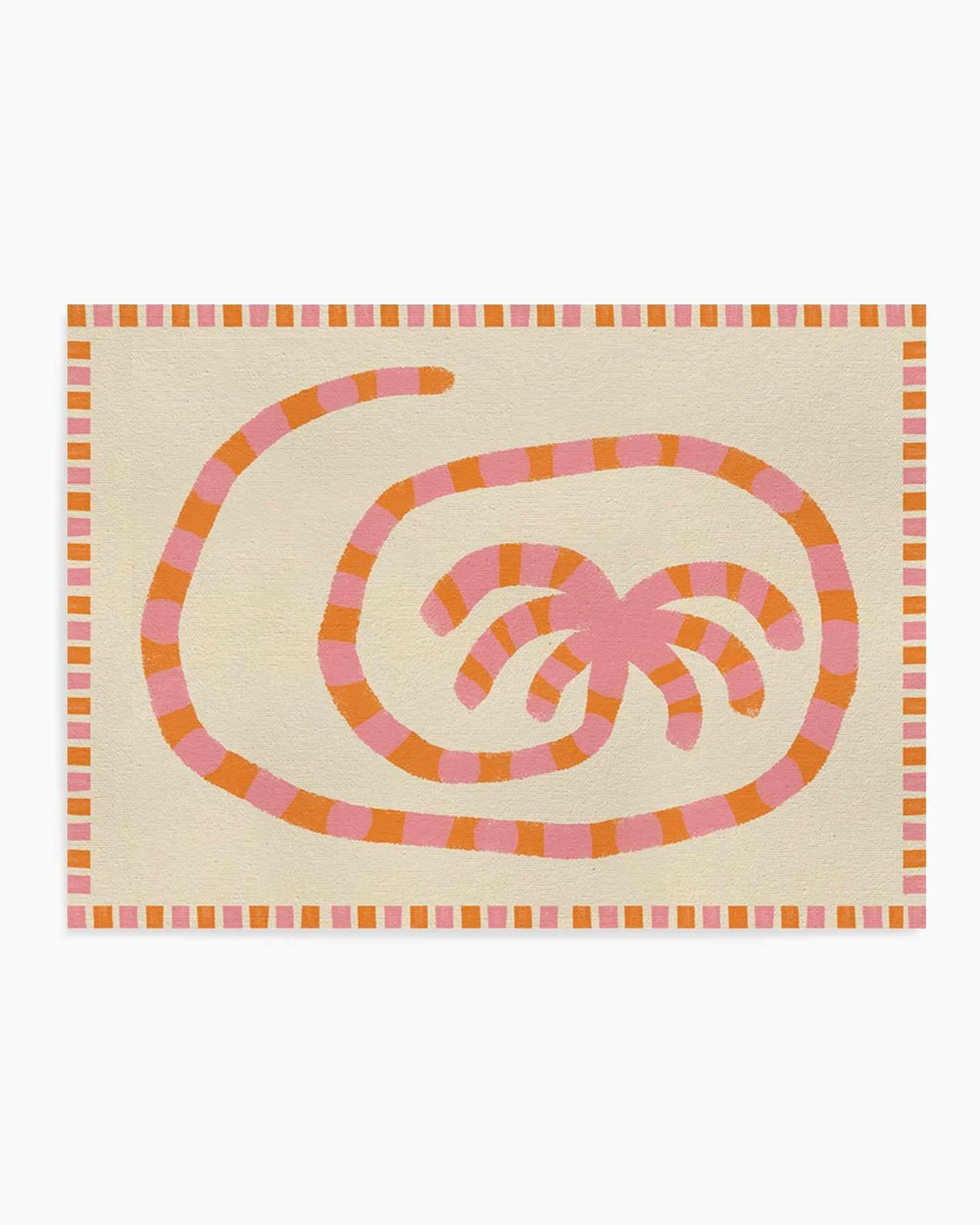 Swirl of Summer Palm by Shatha Al Dafai | Art Print from Olive et Oriel where you can shop wallpaper and artworks online