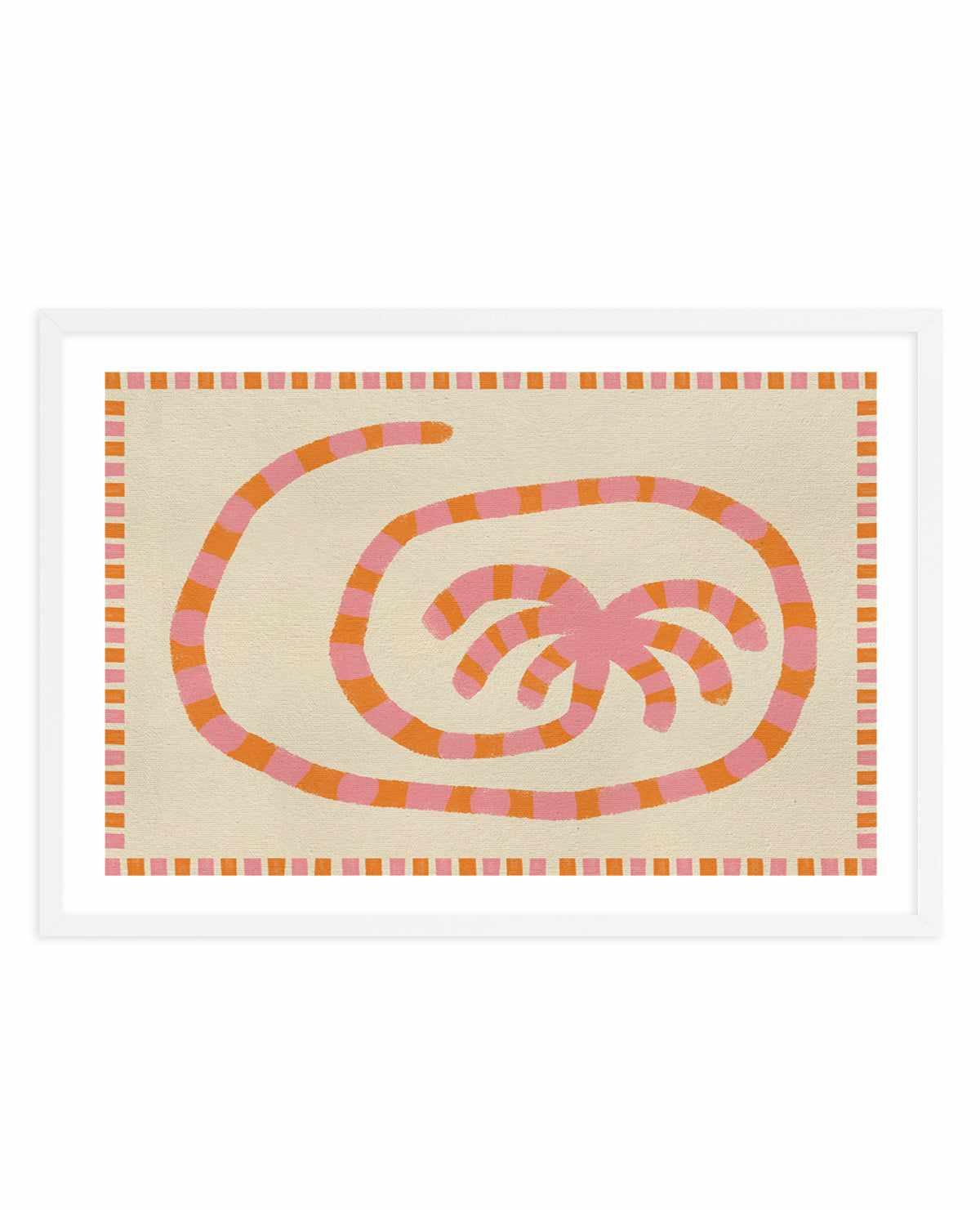 Swirl of Summer Palm by Shatha Al Dafai | Art Print from Olive et Oriel where you can shop wallpaper and artworks online