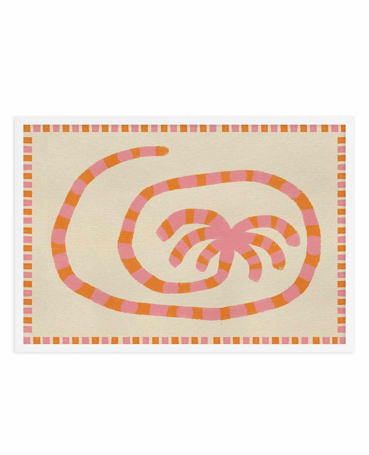 Swirl of Summer Palm by Shatha Al Dafai | Art Print from Olive et Oriel where you can shop wallpaper and artworks online