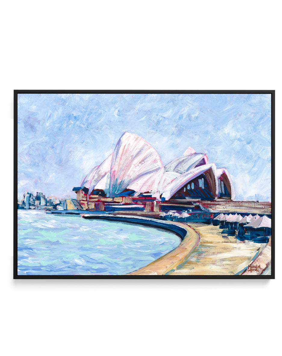 Sydney Opera House by Meredith Howse | Framed Canvas Art Print