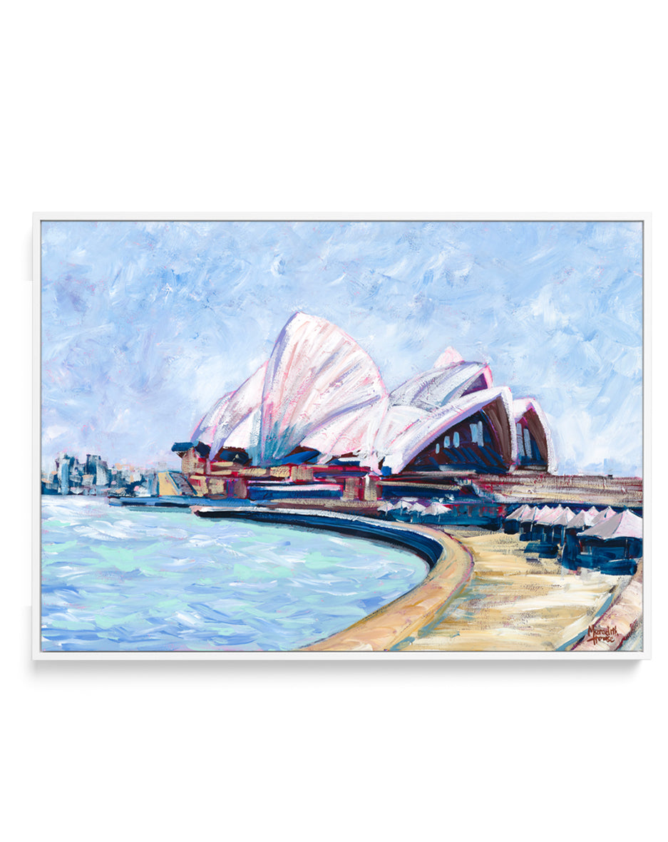 Sydney Opera House by Meredith Howse | Framed Canvas Art Print