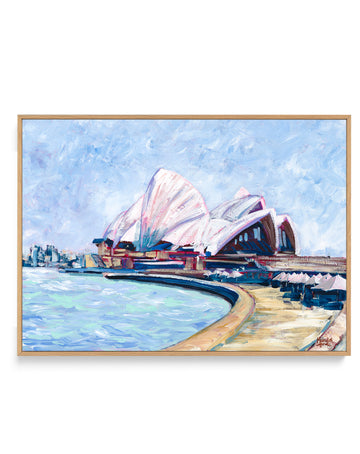 Sydney Opera House by Meredith Howse | Framed Canvas Wall Art