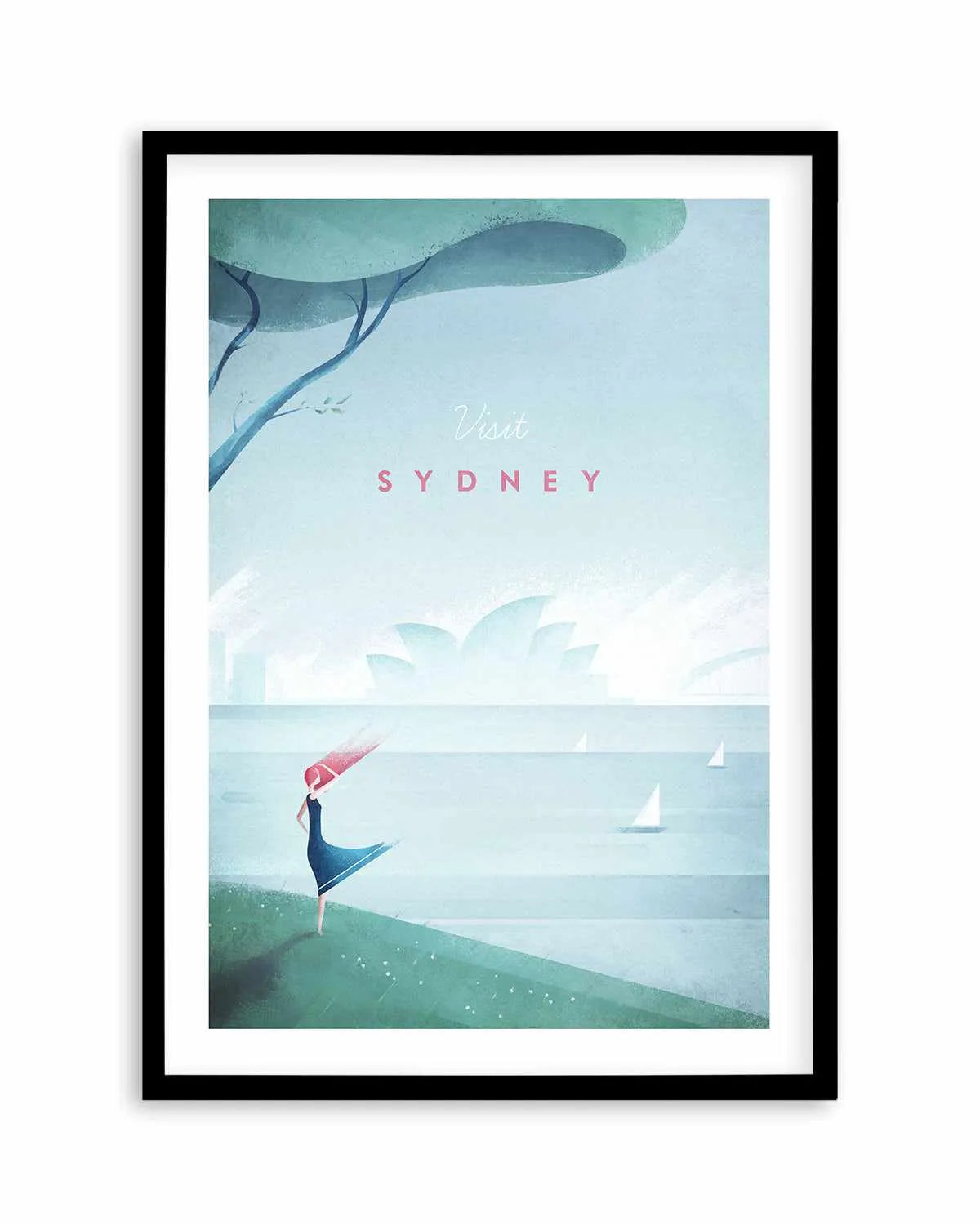 Sydney by Henry Rivers Art Print from Olive et Oriel where you can shop wallpaper and artworks online