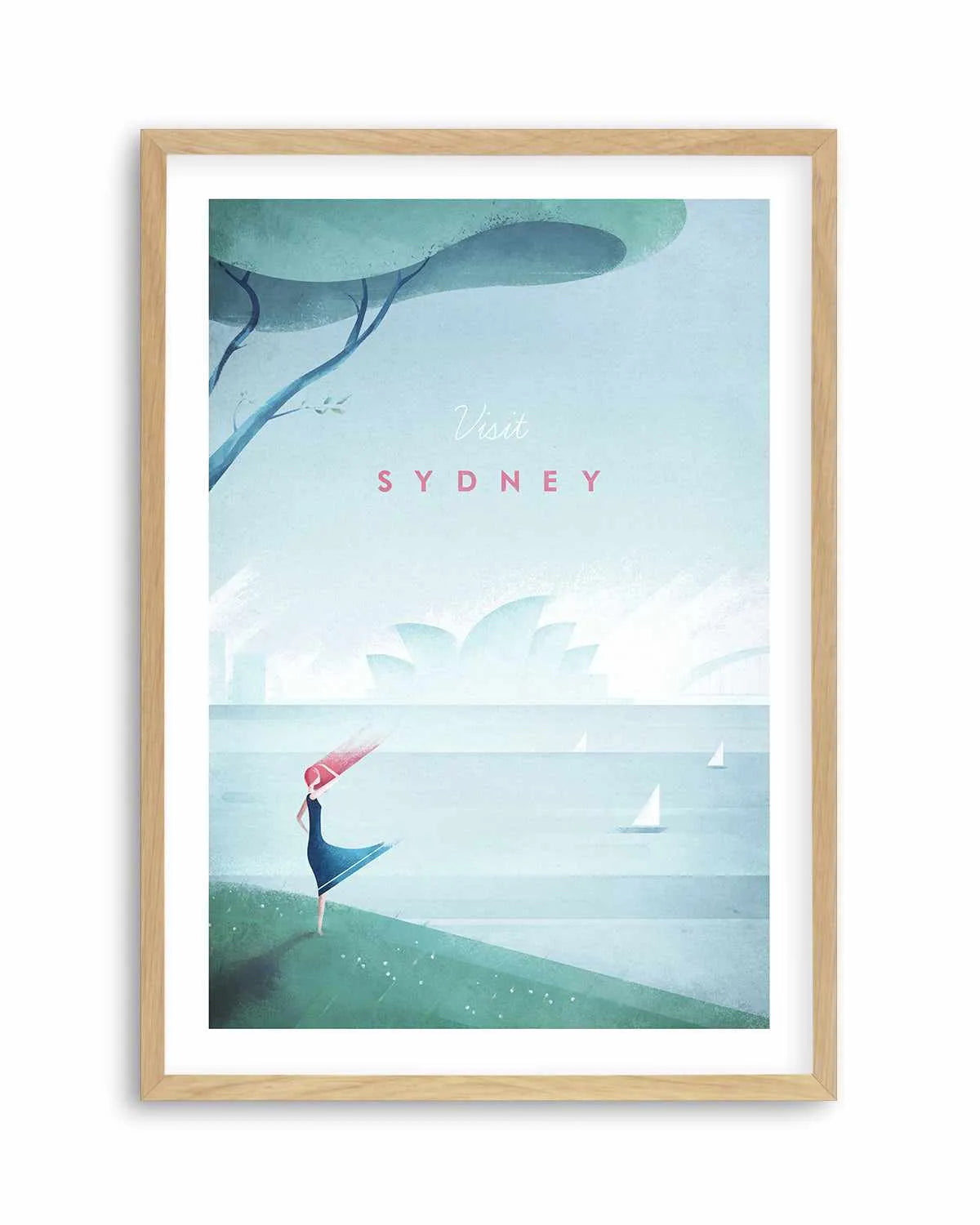 Sydney by Henry Rivers Art Print from Olive et Oriel where you can shop wallpaper and artworks online