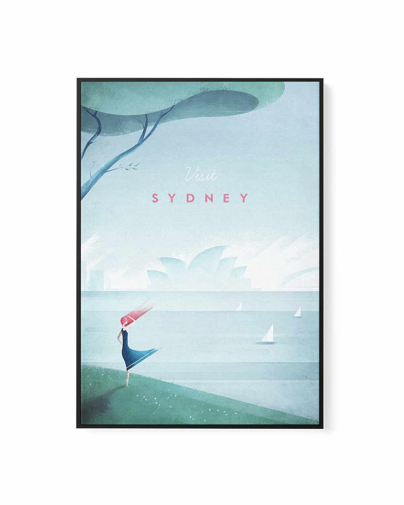 Sydney by Henry Rivers | Framed Canvas Art Print