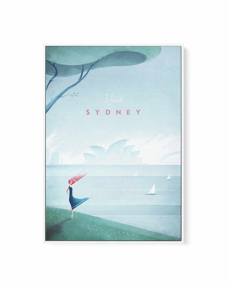 Sydney by Henry Rivers | Framed Canvas Art Print