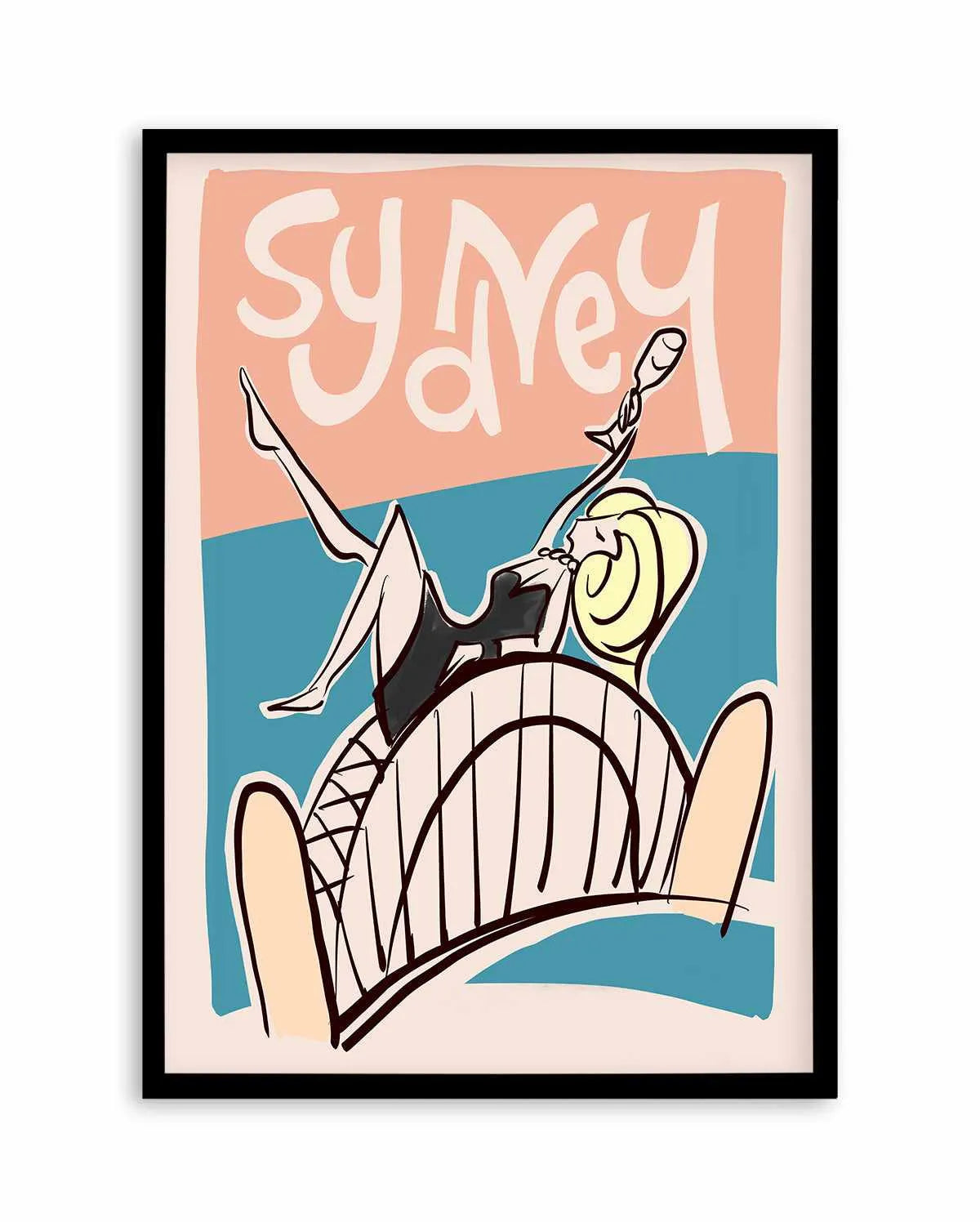 Sydney Bubbles Art Print from Olive et Oriel where you can shop wallpaper and artworks online