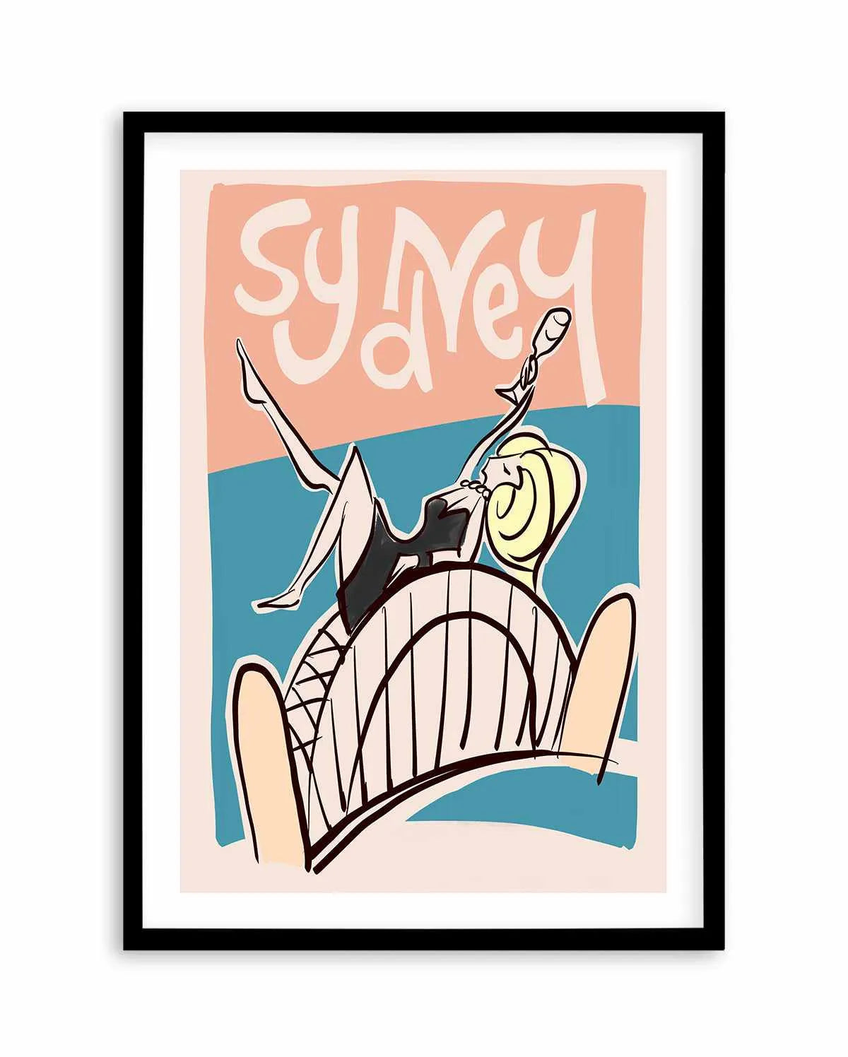 Sydney Bubbles Art Print from Olive et Oriel where you can shop wallpaper and artworks online
