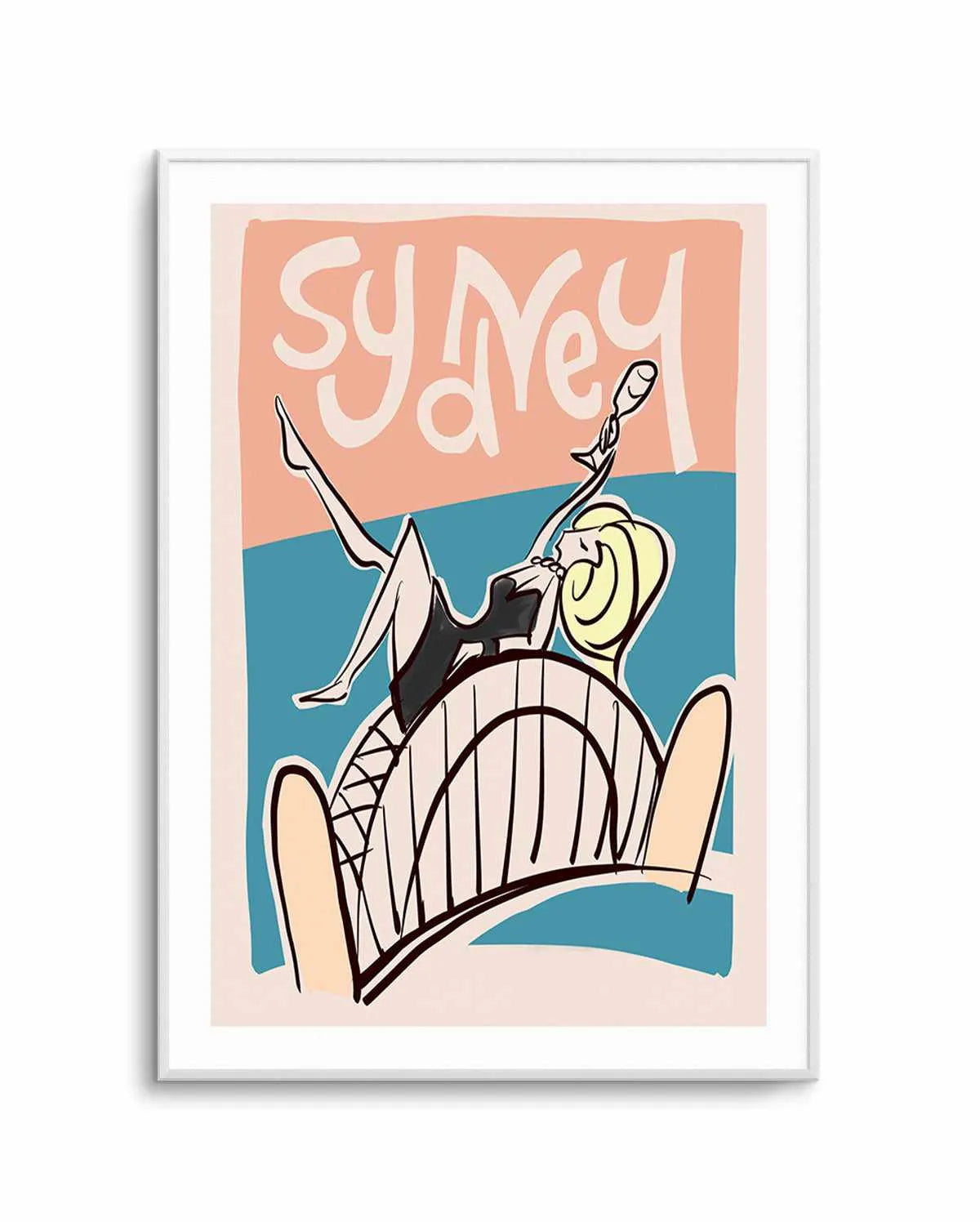 Sydney Bubbles Art Print from Olive et Oriel where you can shop wallpaper and artworks online