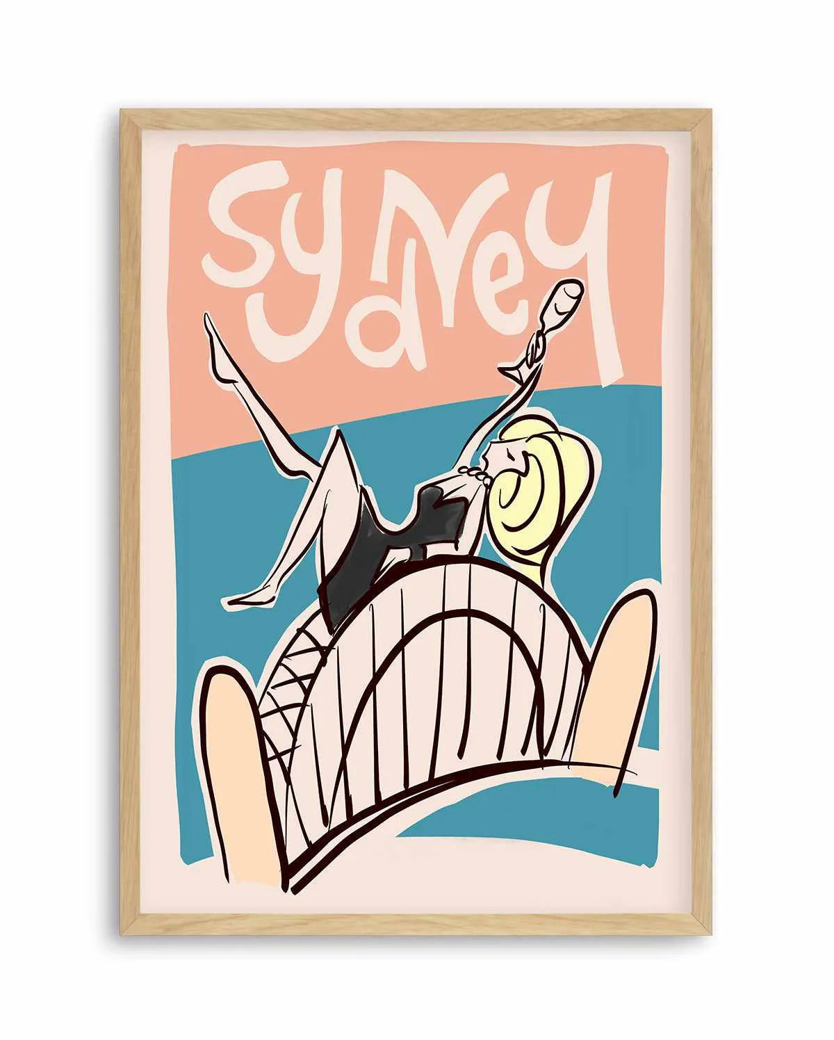 Sydney Bubbles Art Print from Olive et Oriel where you can shop wallpaper and artworks online