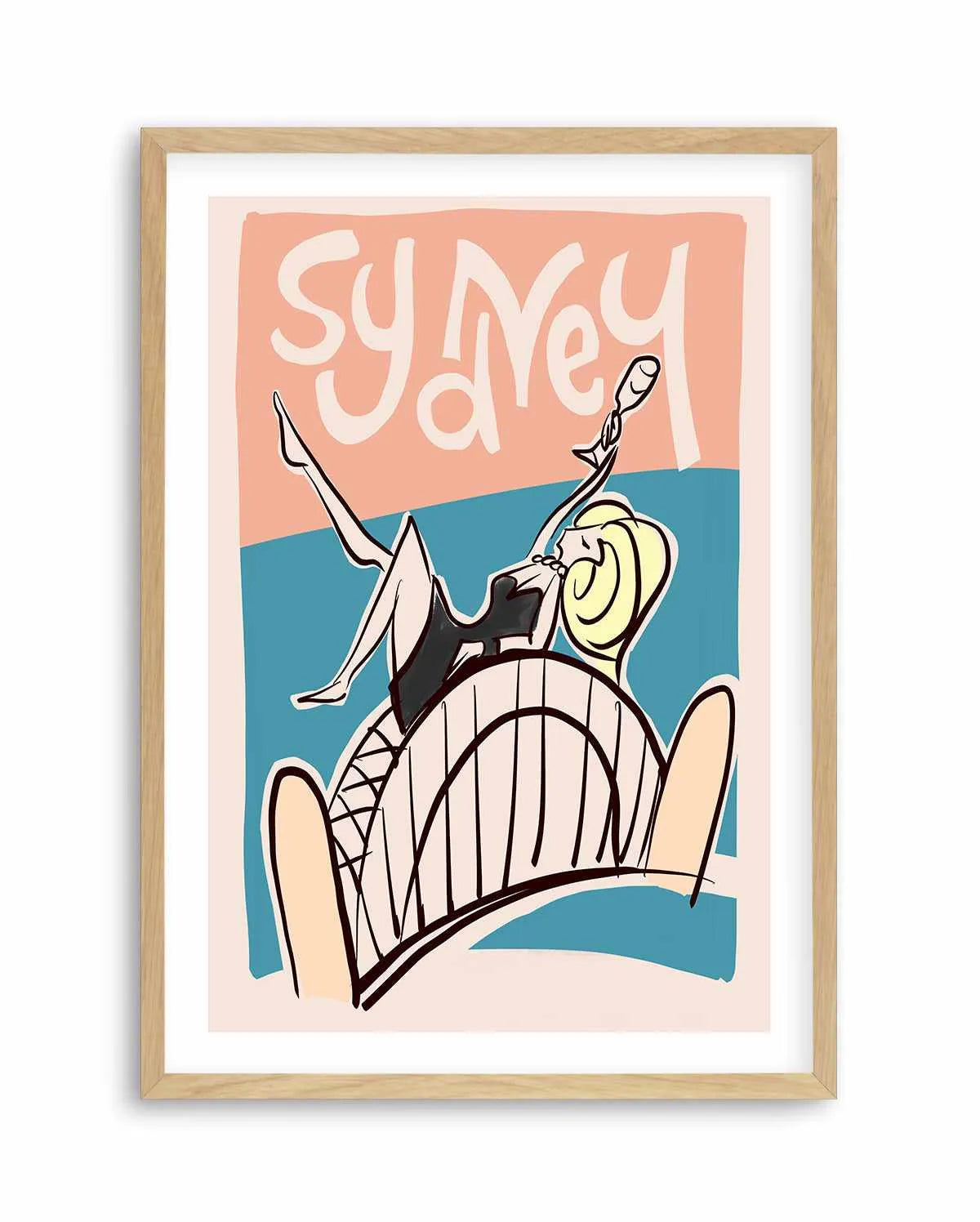 Sydney Bubbles Art Print from Olive et Oriel where you can shop wallpaper and artworks online