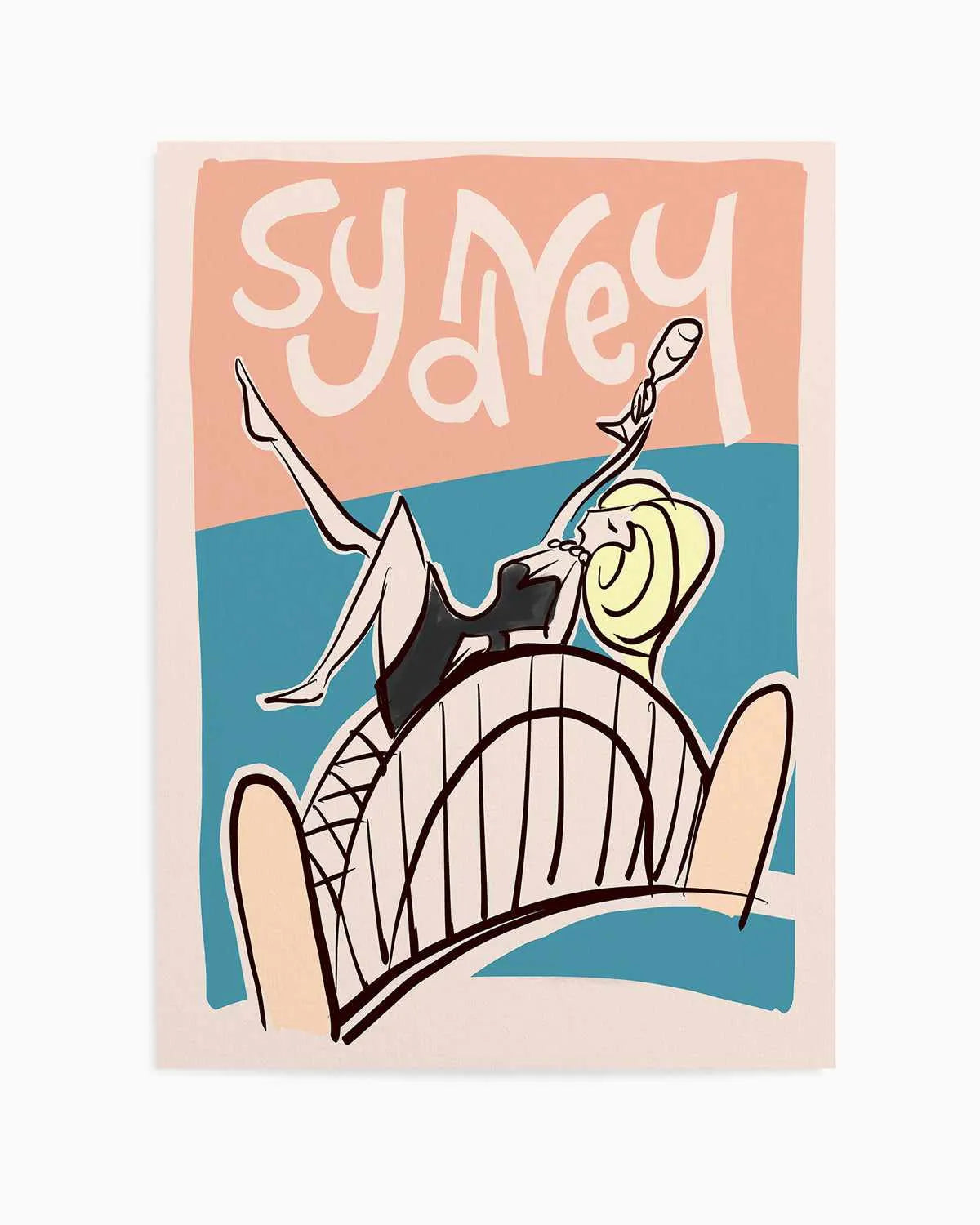 Sydney Bubbles Art Print from Olive et Oriel where you can shop wallpaper and artworks online