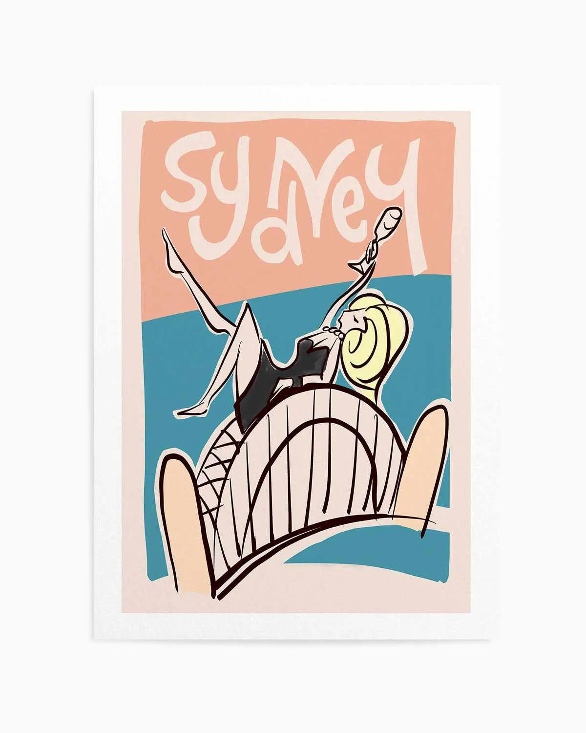 Sydney Bubbles Art Print from Olive et Oriel where you can shop wallpaper and artworks online