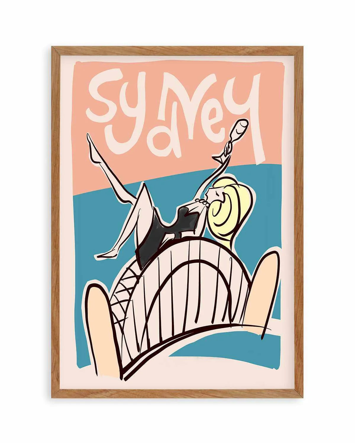 Sydney Bubbles Art Print from Olive et Oriel where you can shop wallpaper and artworks online