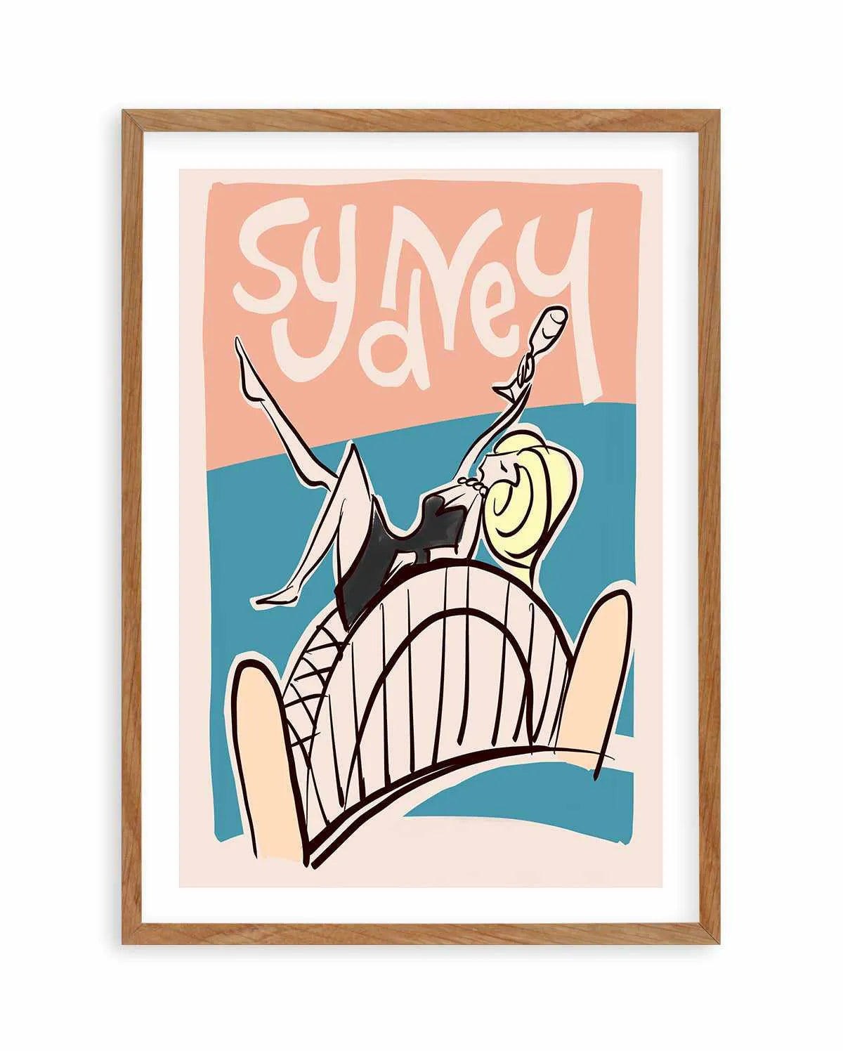 Sydney Bubbles Art Print from Olive et Oriel where you can shop wallpaper and artworks online