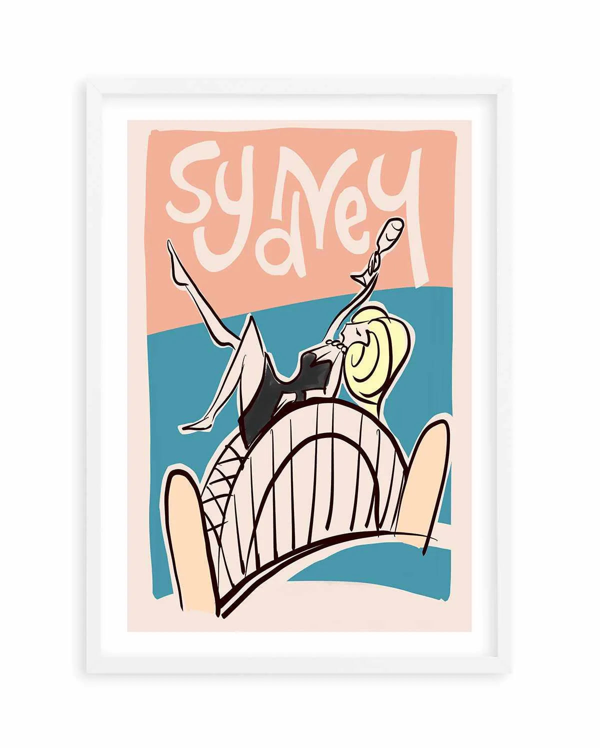 Sydney Bubbles Art Print from Olive et Oriel where you can shop wallpaper and artworks online