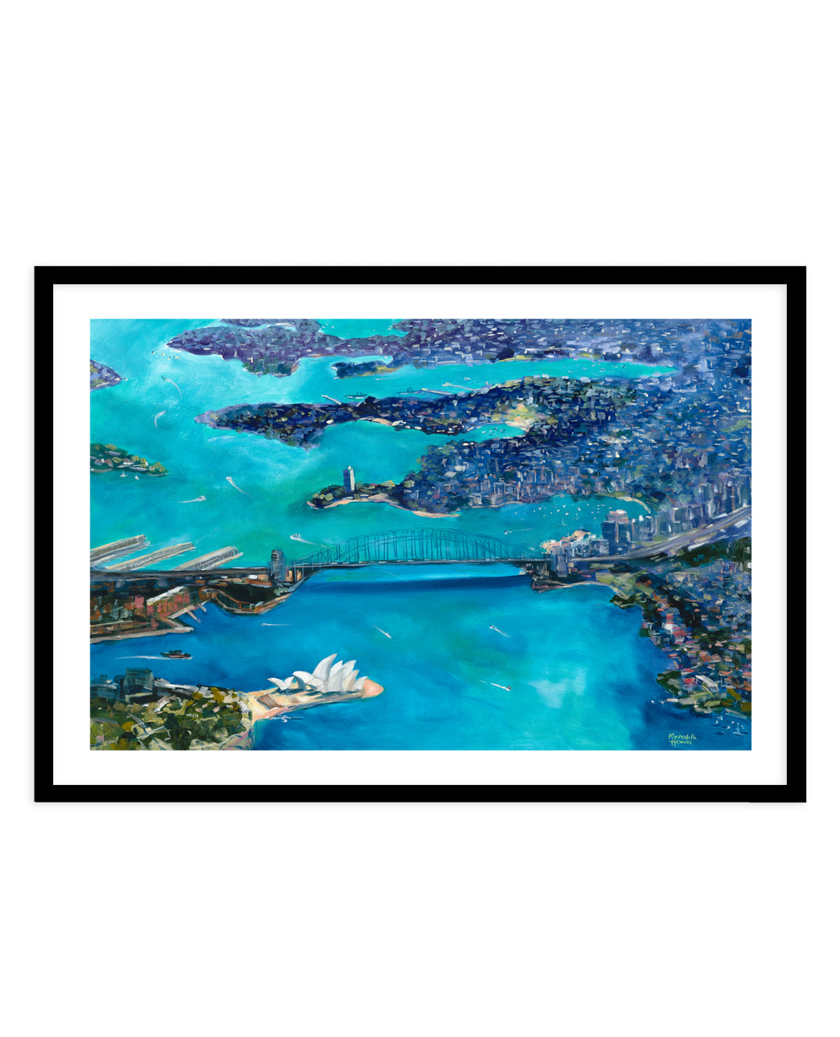 Sydney Harbour by Meredith Howse | Art Print