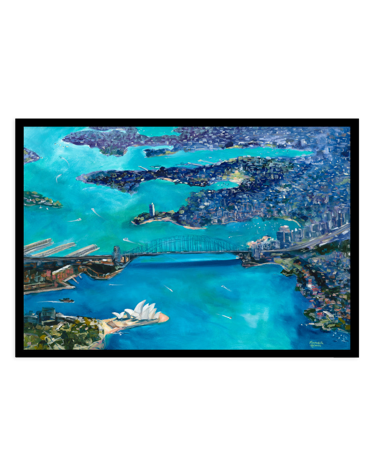 Sydney Harbour by Meredith Howse | Art Print