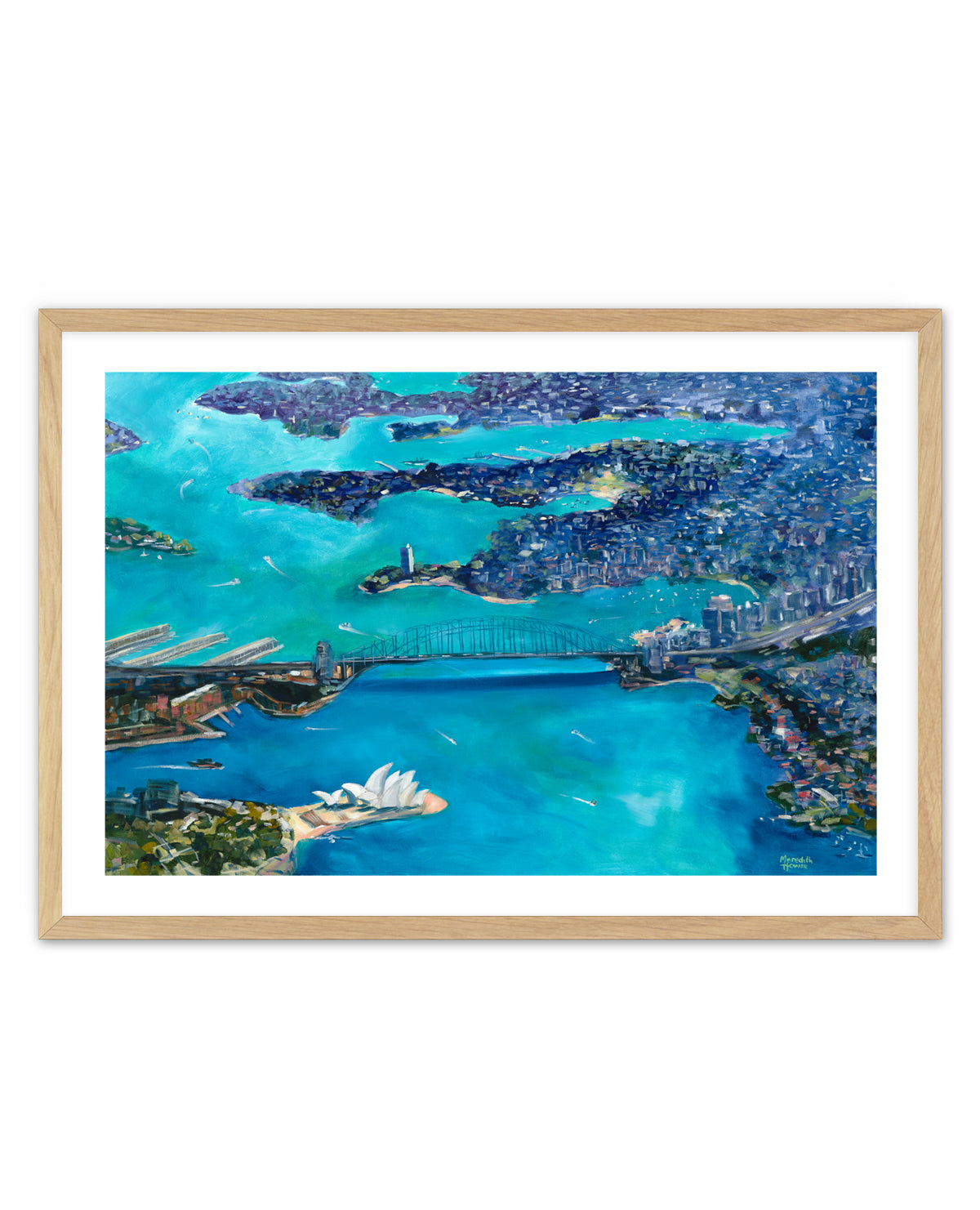 Sydney Harbour by Meredith Howse | Art Print
